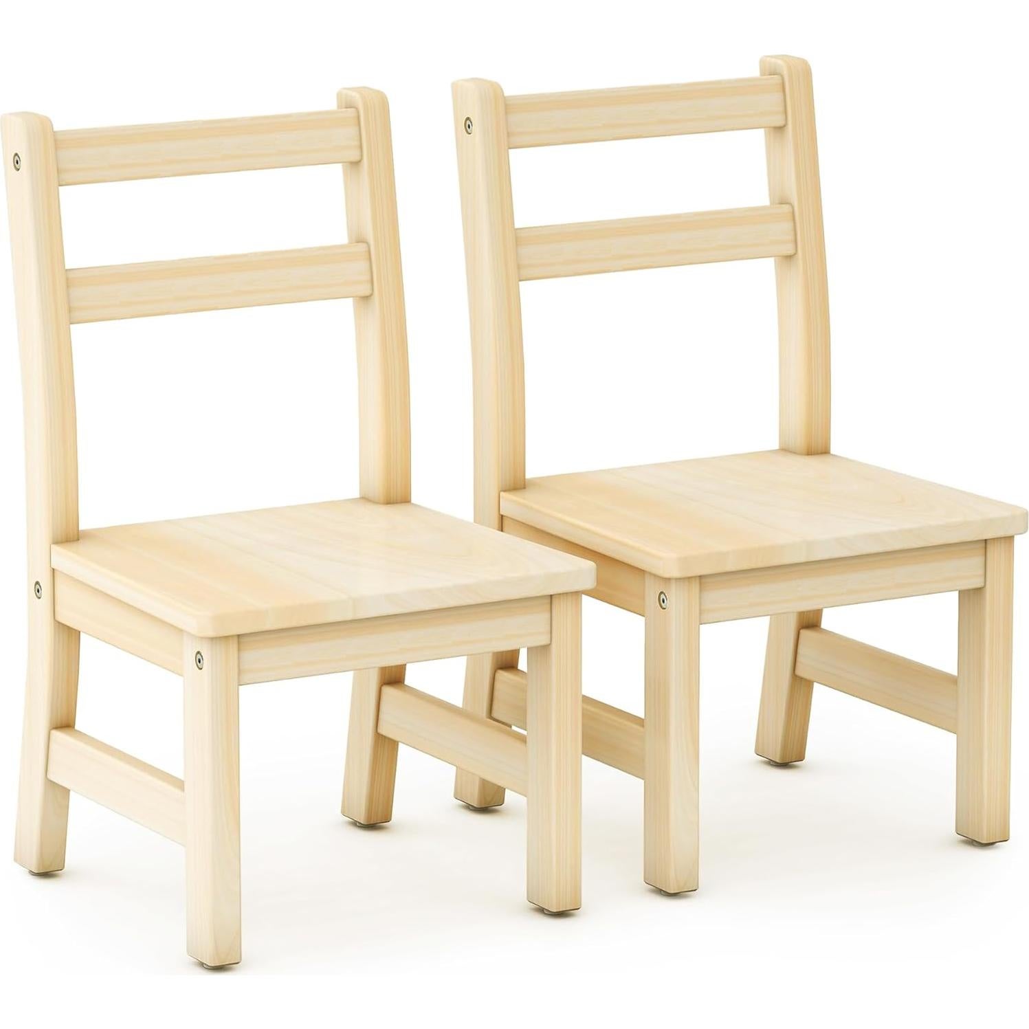 Conjunto de 2 Sillas de Madera Guidecraft EdQ - Natural