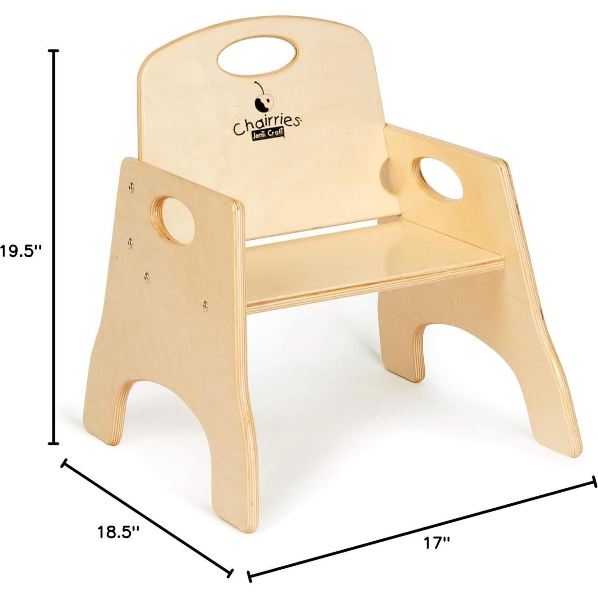 Silla apilable Jonti-Craft 6802JC 23 cm altura ergonómica