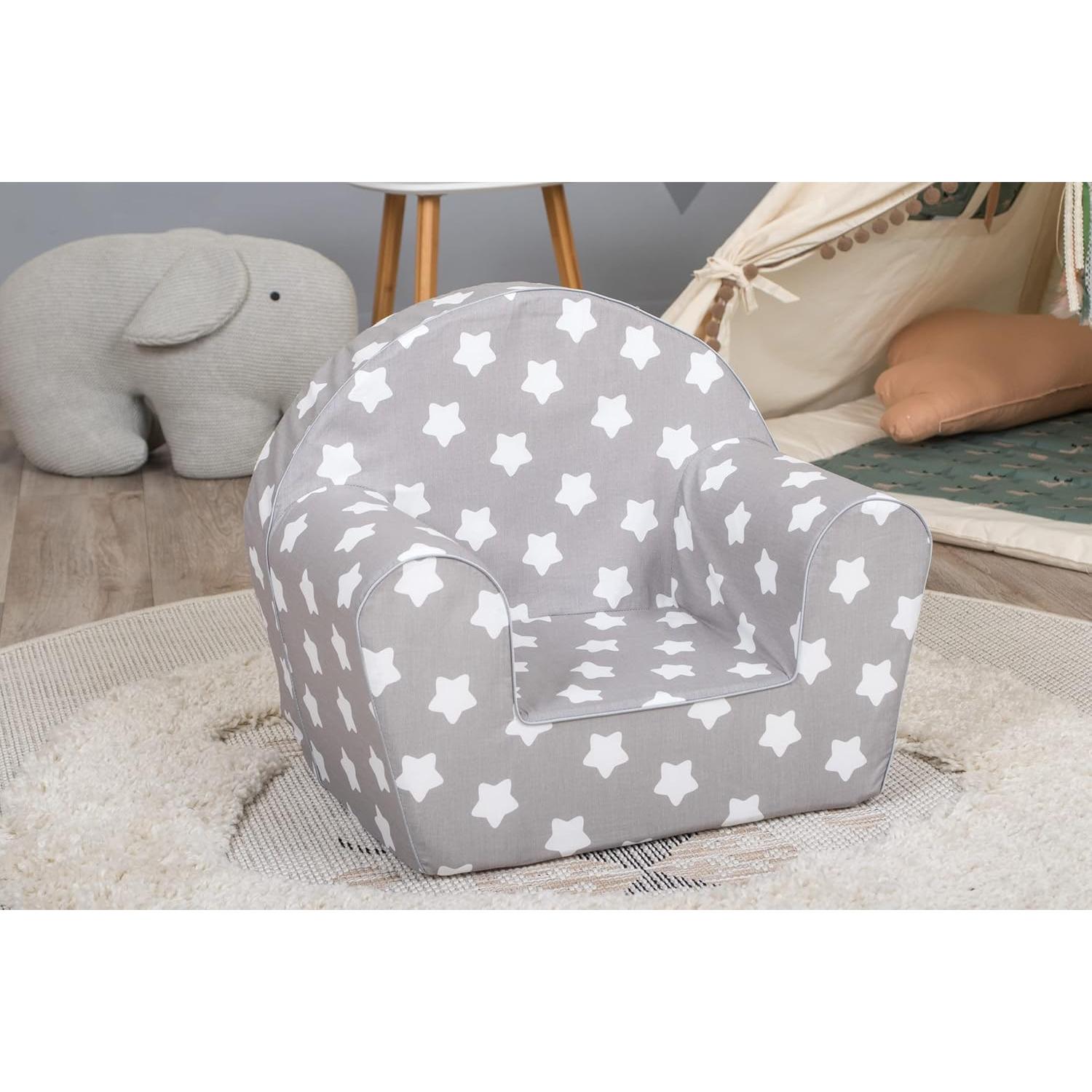 Sofá Delsit para Niños - Sillón de Espuma 33x51x43 cm