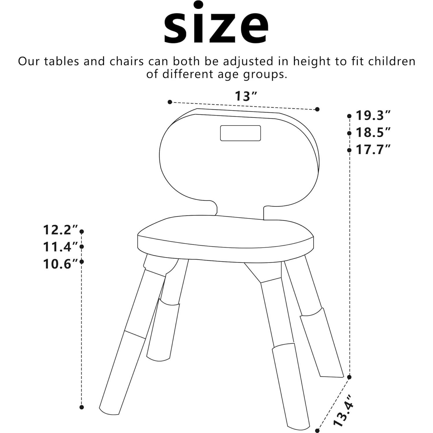 Silla Ajustable para Niños TQUEG Beige 3 Niveles 1.76 kg