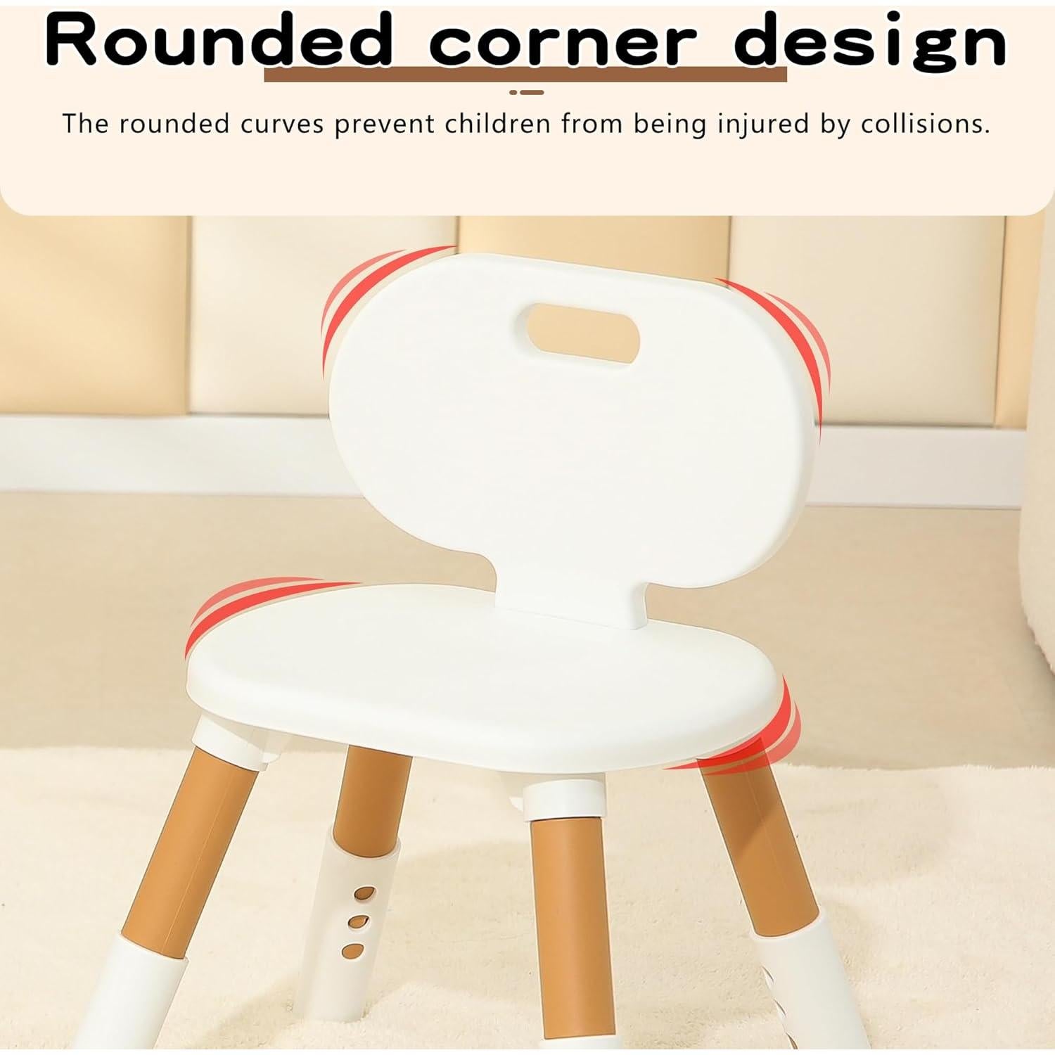 Silla Ajustable para Niños TQUEG Beige 3 Niveles 1.76 kg