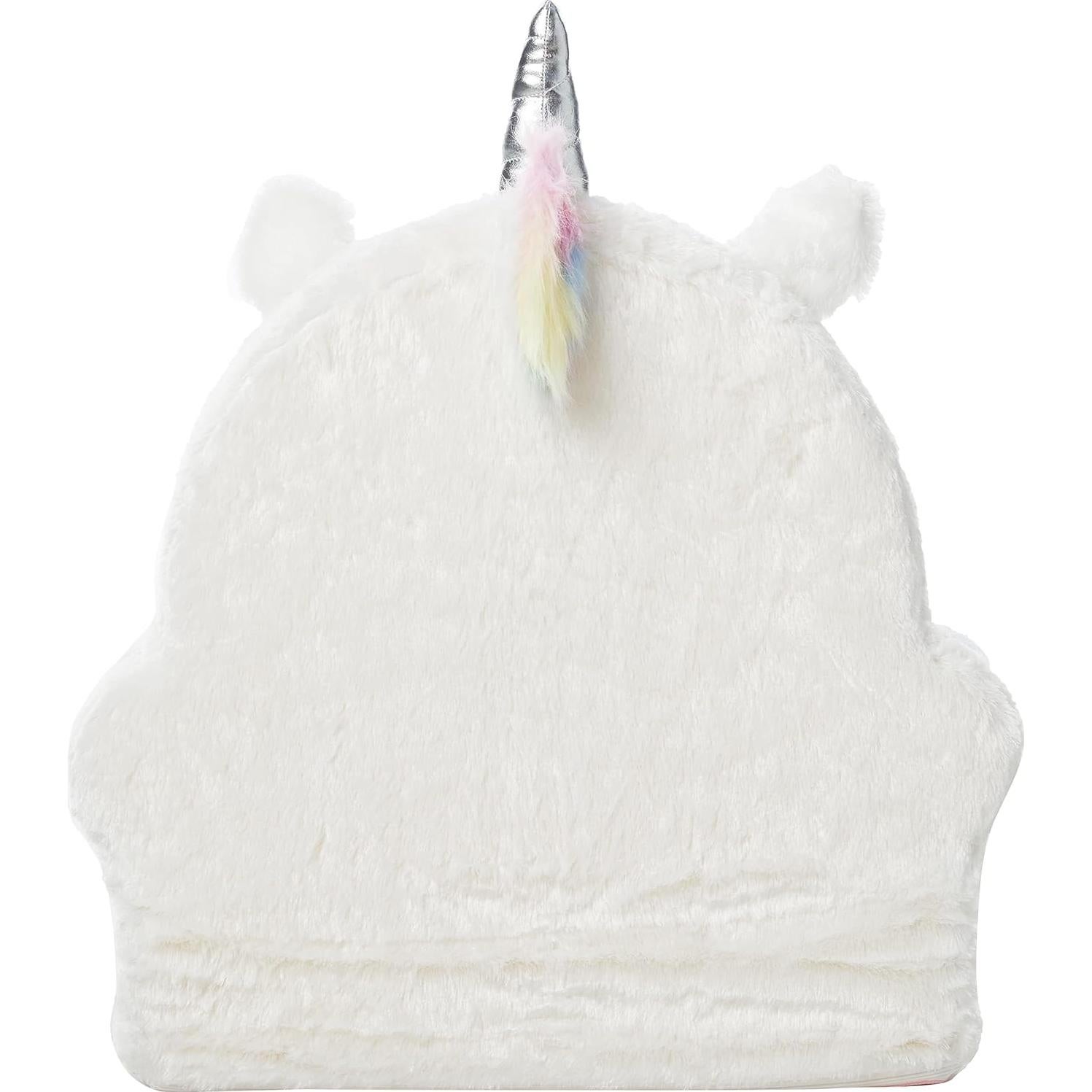 Silla de Felpa para Niños Amazon Basics Unicornio Mediana