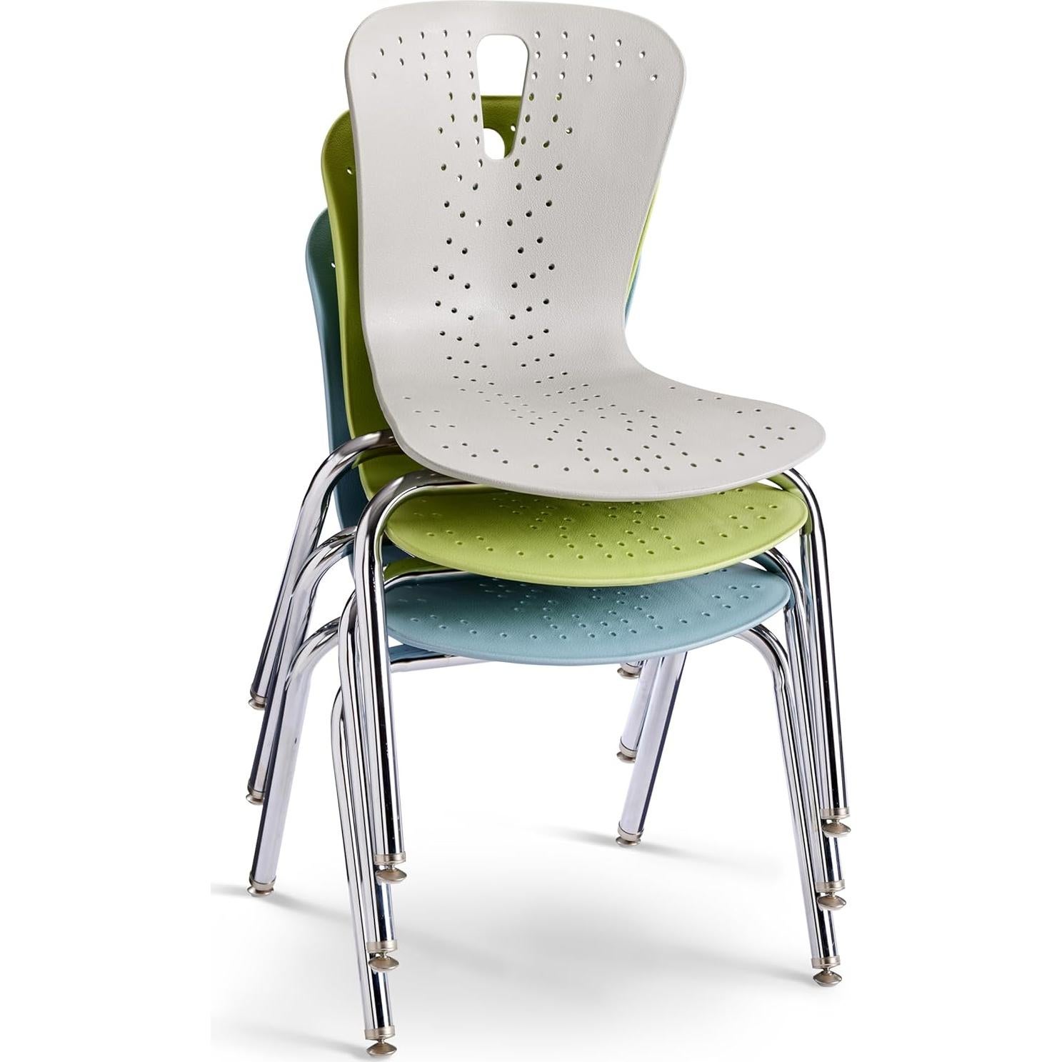 Silla apilable Jonti-Craft Berries 8244JC1131 35.56 cm Azul