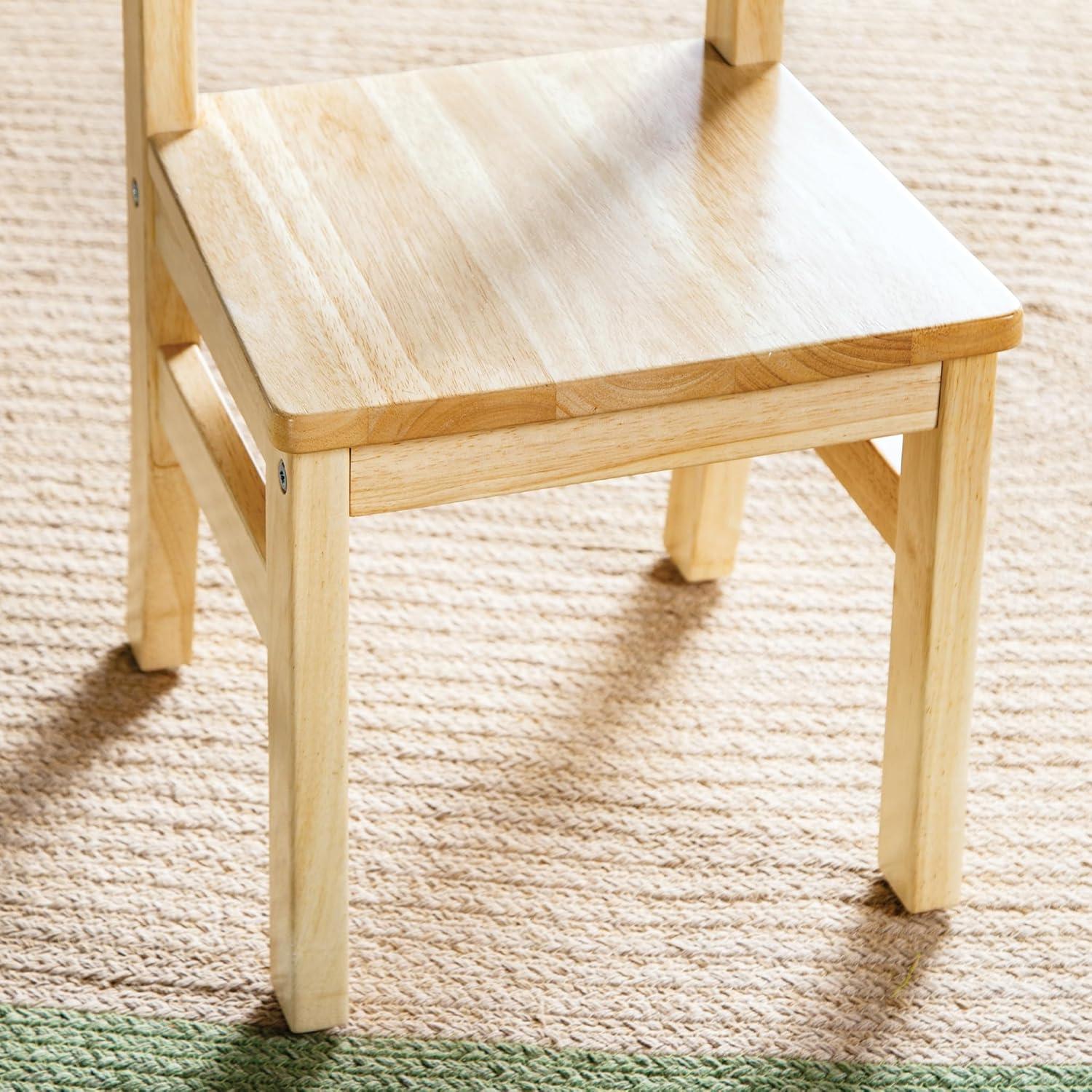 Conjunto de 2 Sillas de Madera GuíaCraft para Niños 3-5 Años