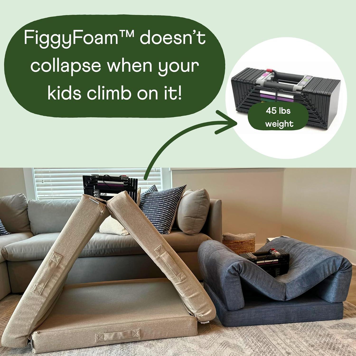 Sofá Modular Figgy para Niños - 6 Piezas Lavables y Seguras