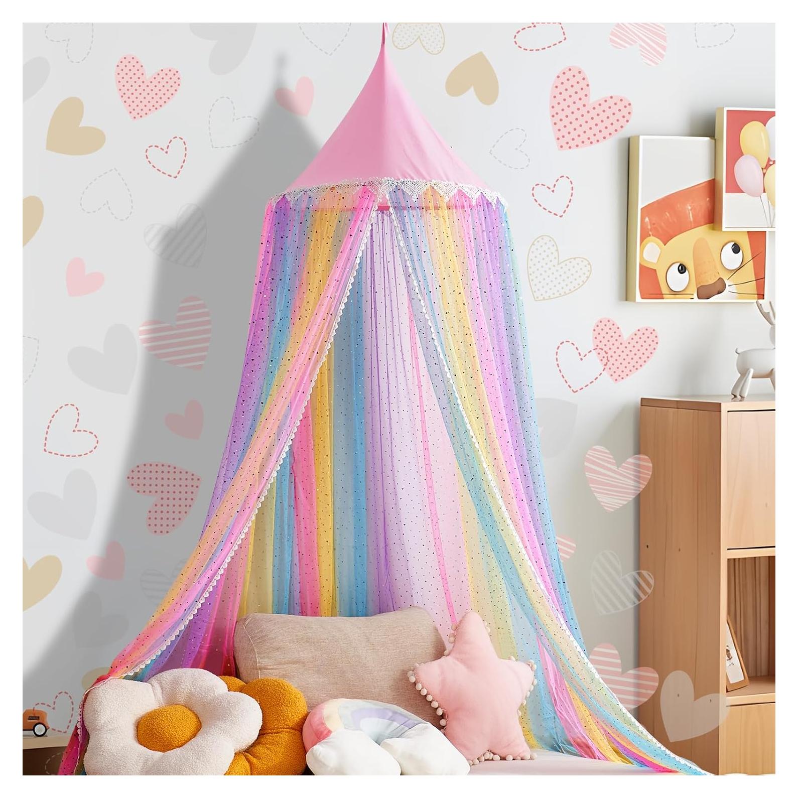 Dosel Arcoíris WEEKAN para Cama Infantil 175x60 cm