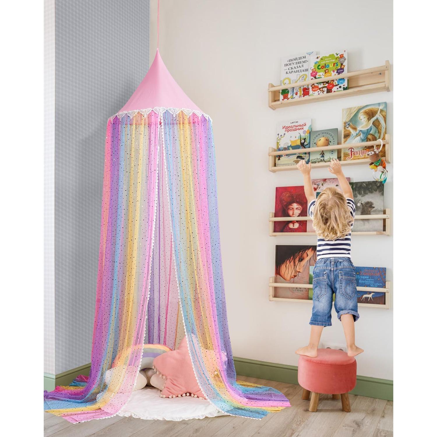 Dosel Arcoíris WEEKAN para Cama Infantil 175x60 cm