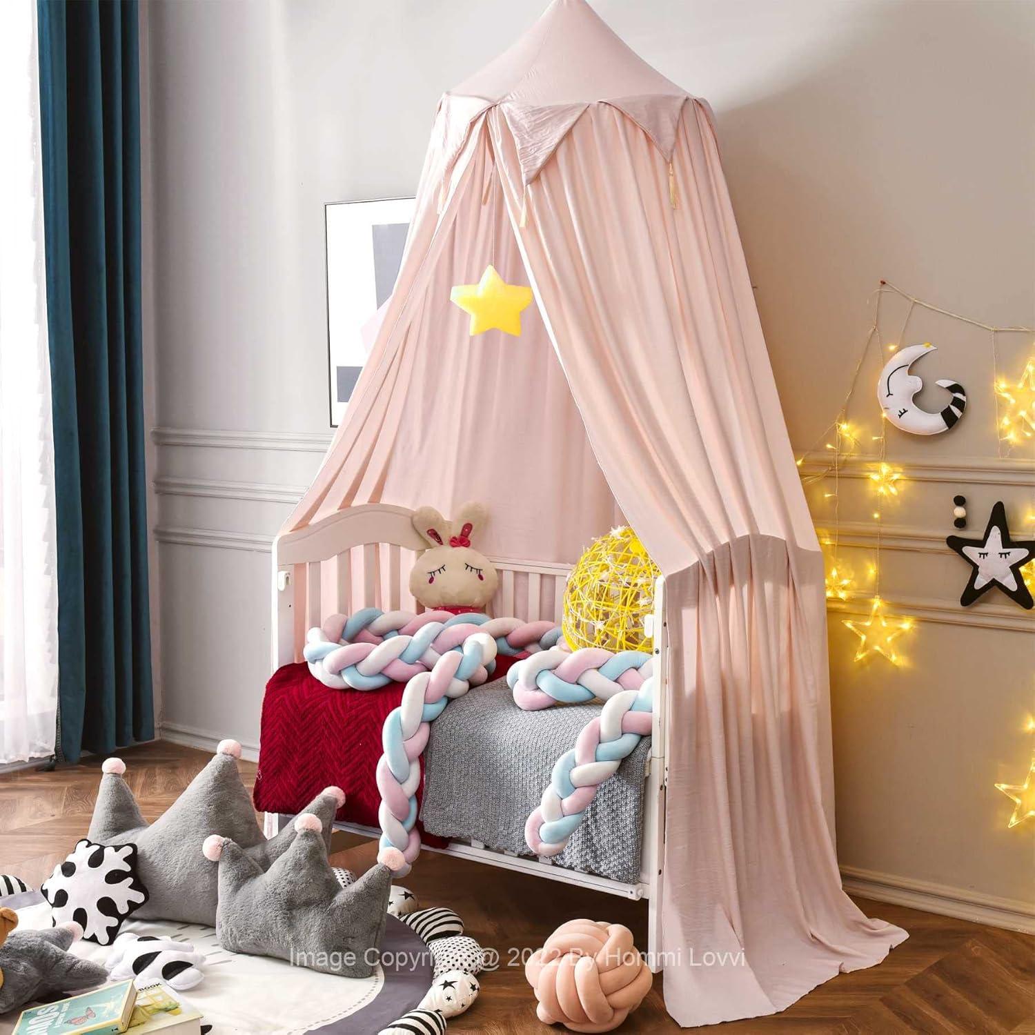 Dosel de Cama Princesa Hommi Lovvi Rosa Claro 280cm