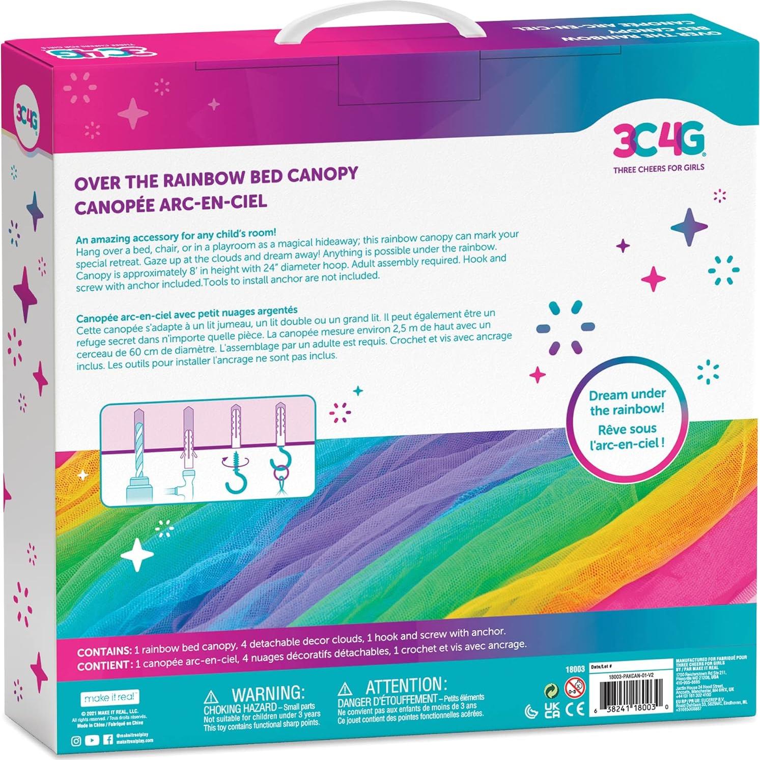 Dosel Brillante Arcoíris Make It Real - 2.44 m de Altura