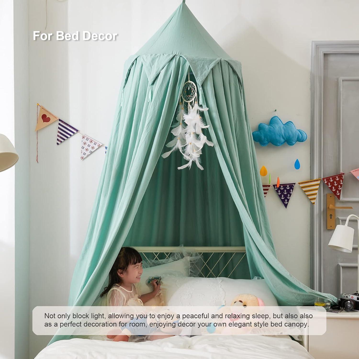 Dosel de Cama Infantil YMLH Verde 250 cm x 65 cm