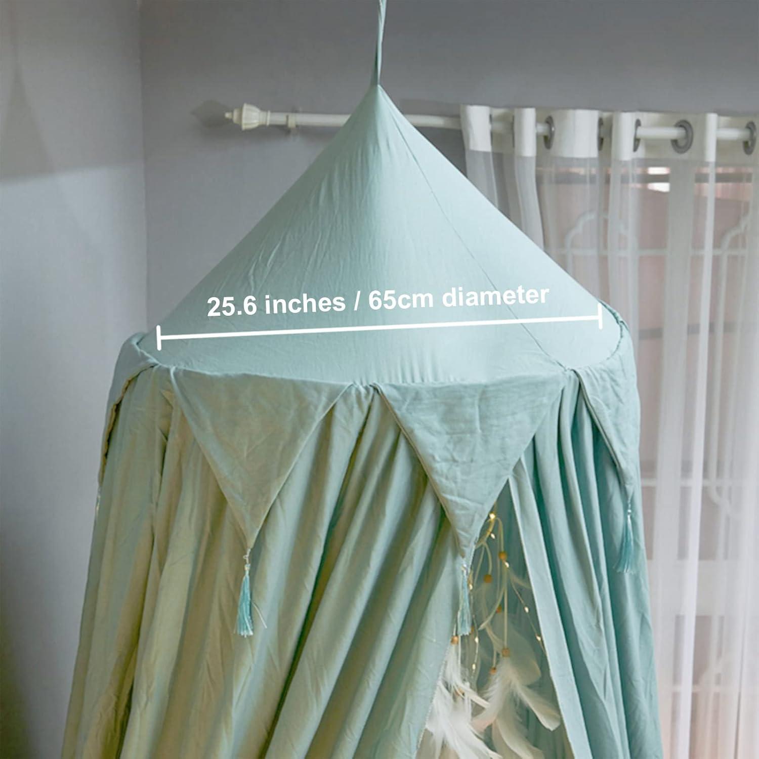 Dosel de Cama Infantil YMLH Verde 250 cm x 65 cm