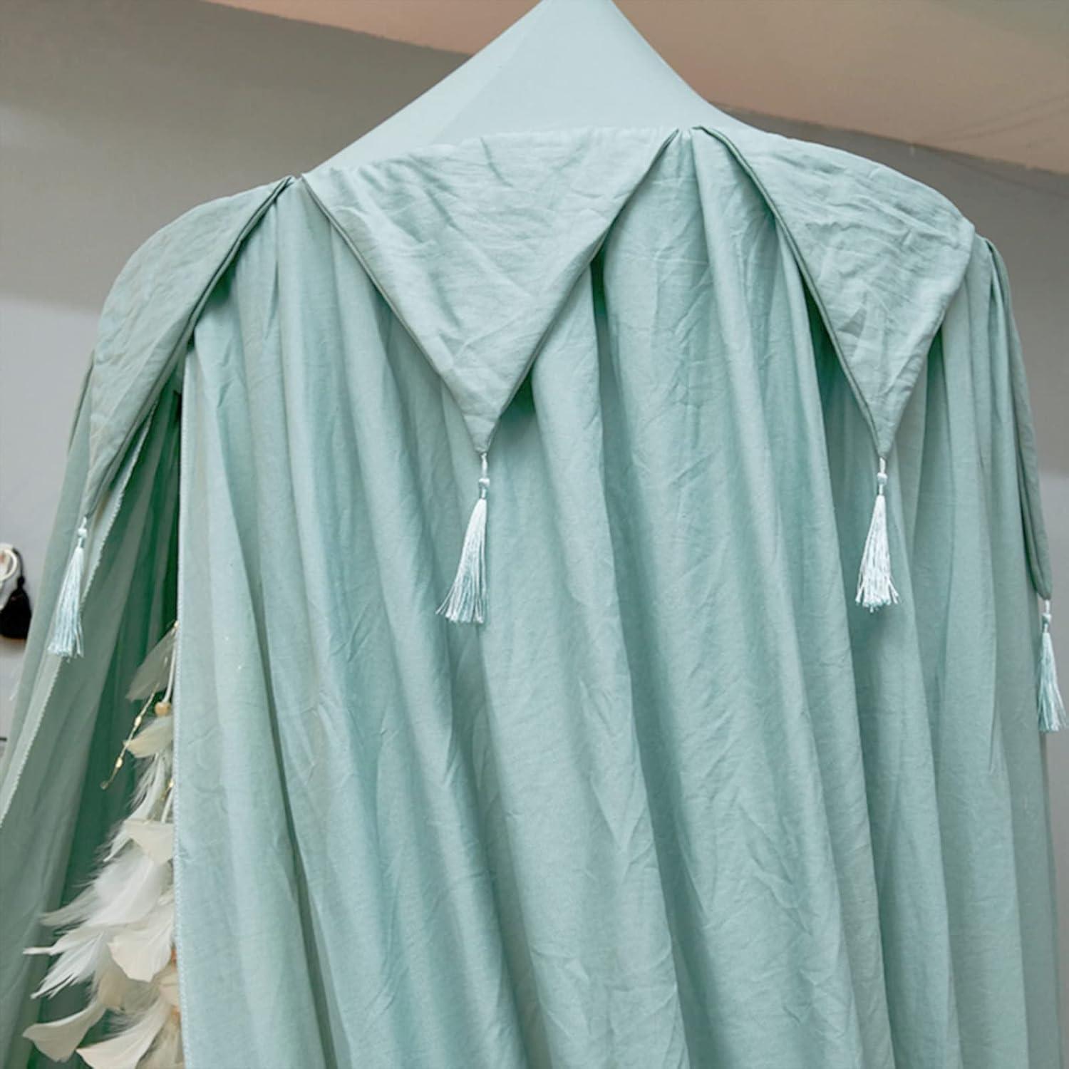 Dosel de Cama Infantil YMLH Verde 250 cm x 65 cm