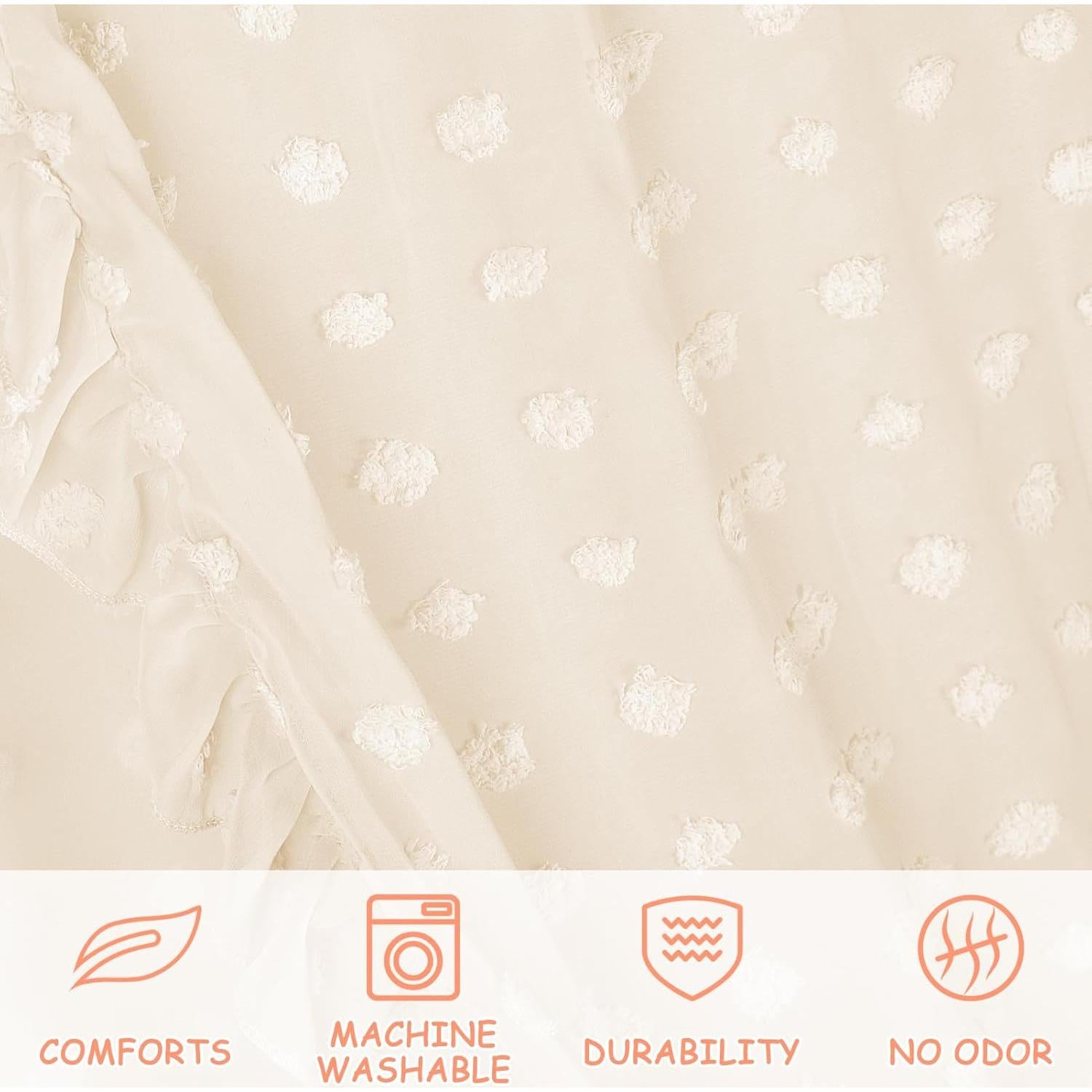 Dosel de Princesa Jiangcha Beige para Cuna y Cama 240cm