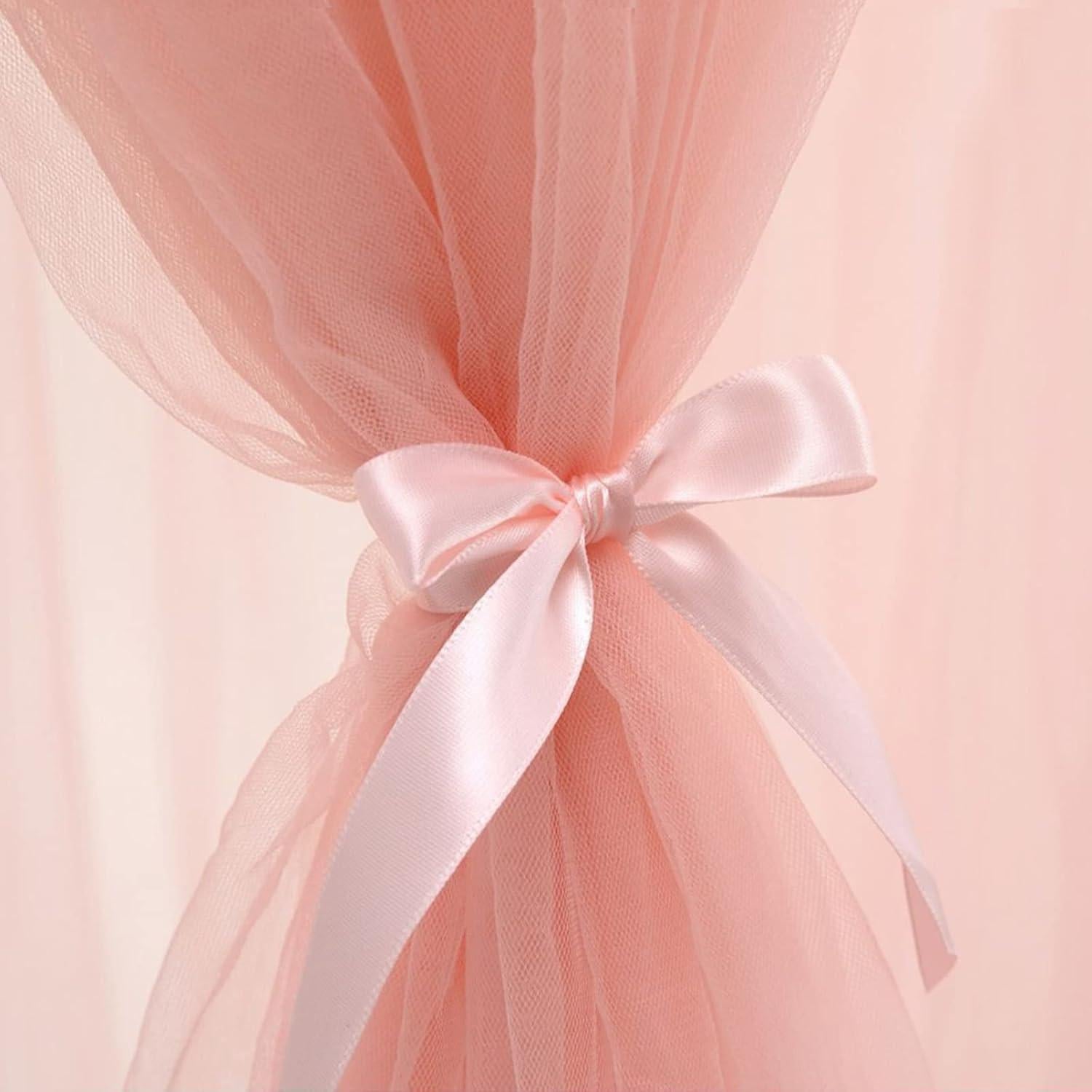 Dosel de Cama Mosquitera Rosa Anmas Home 240x290 cm con Luces