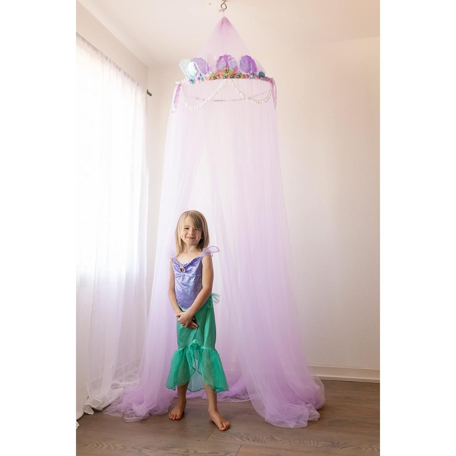 Canopy de Sirena Jenn & Joos para Cama Individual y Doble