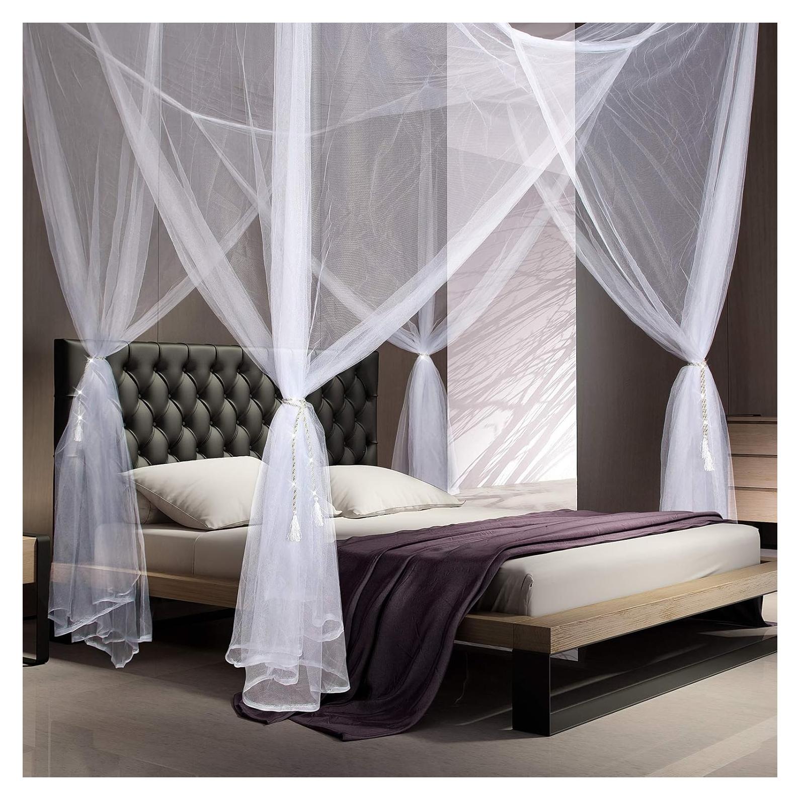 Cortina Mosquitera de Cama Tatuo 210x190x240 cm Blanca