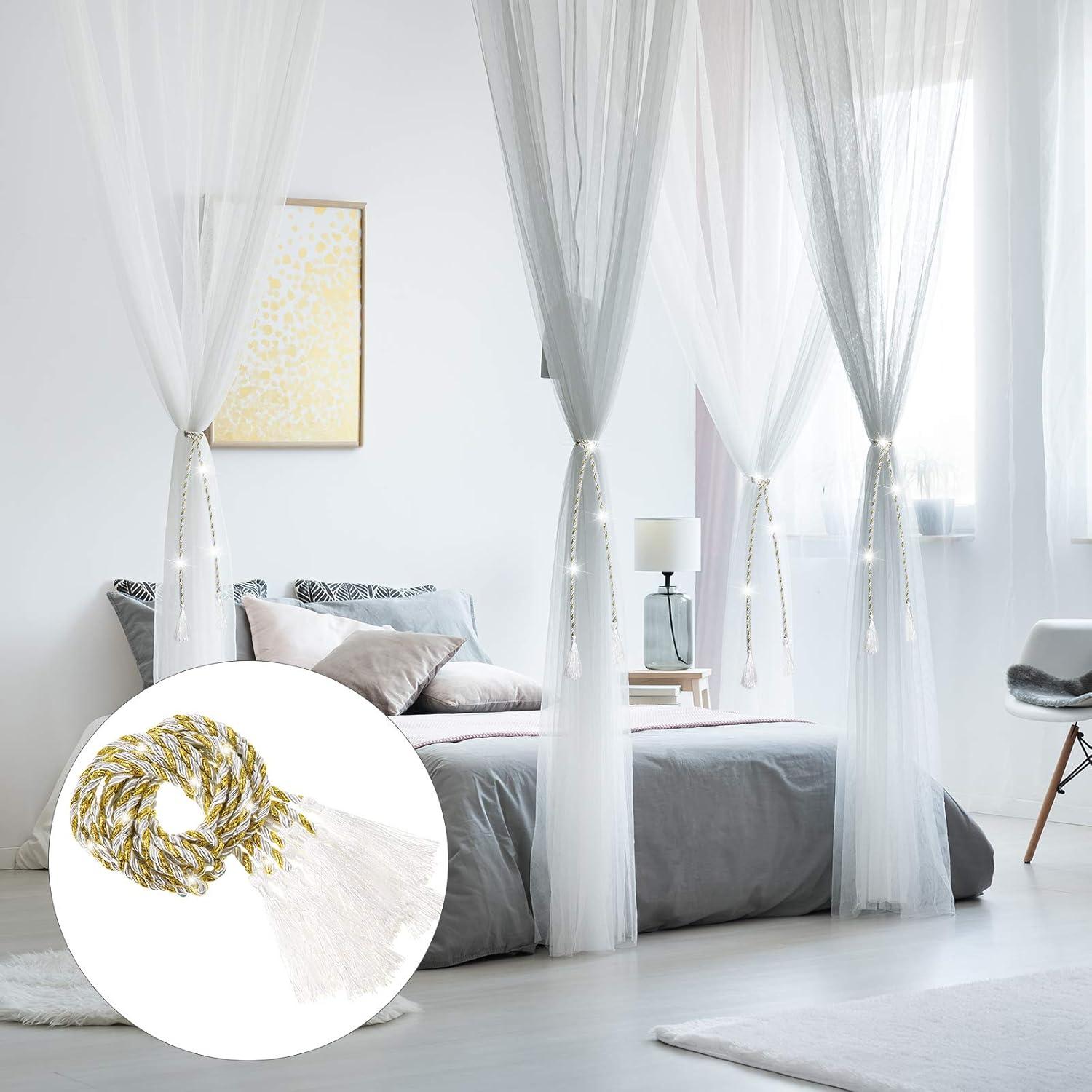 Cortina Mosquitera de Cama Tatuo 210x190x240 cm Blanca