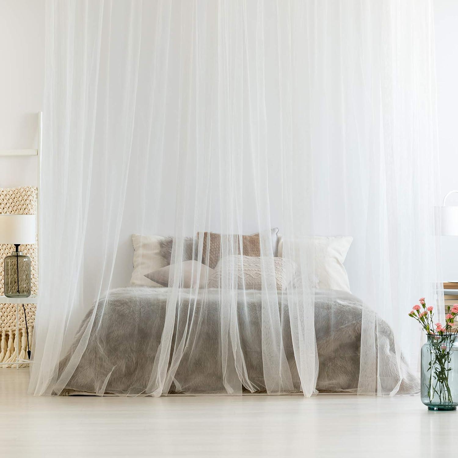Cortina Mosquitera de Cama Tatuo 210x190x240 cm Blanca