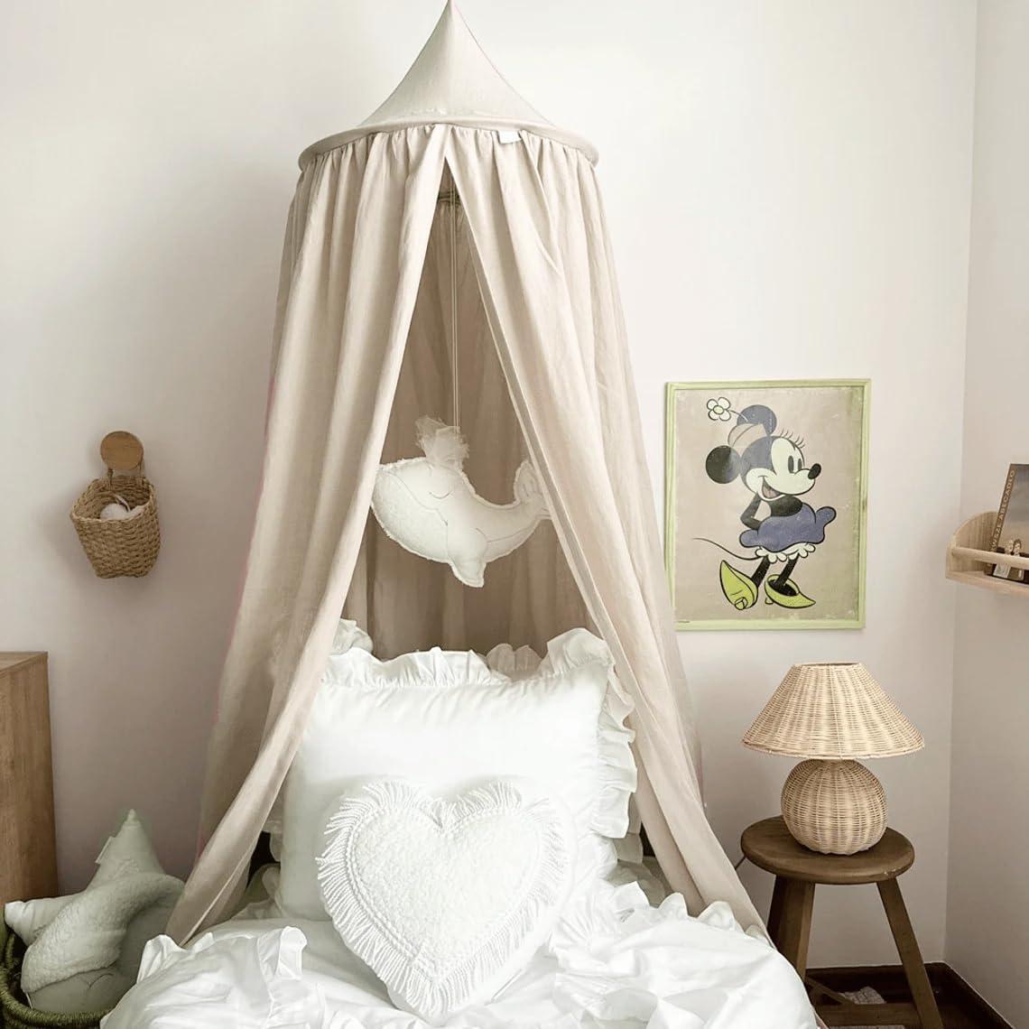 Dosel Redondo para Cama de Niños CuteeHagl 230cm Algodón