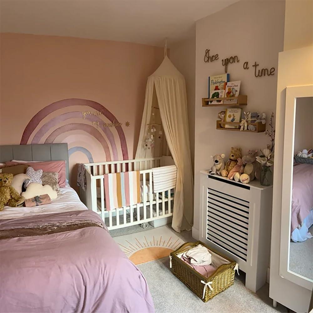 Dosel Redondo para Cama de Niños CuteeHagl 230cm Algodón