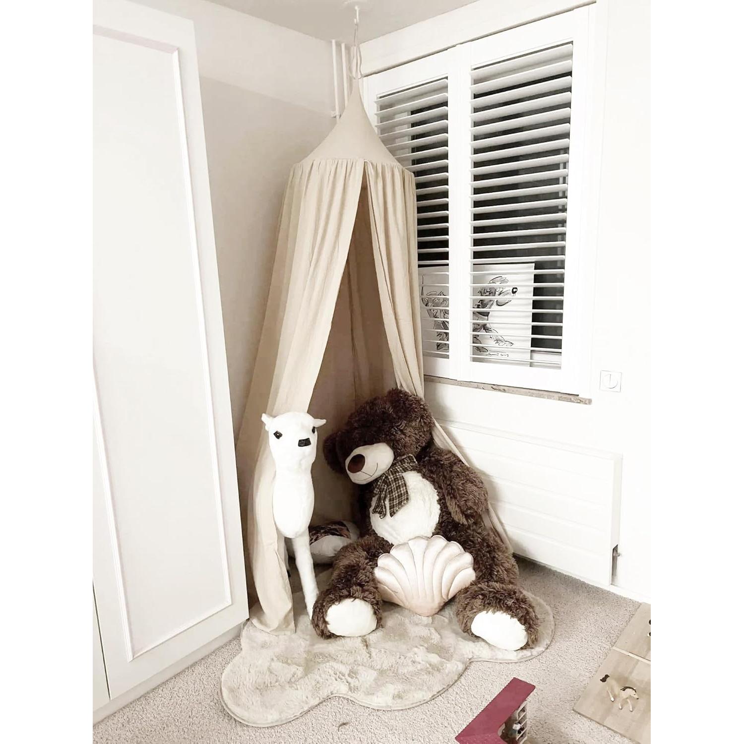 Dosel Redondo para Cama de Niños CuteeHagl 230cm Algodón