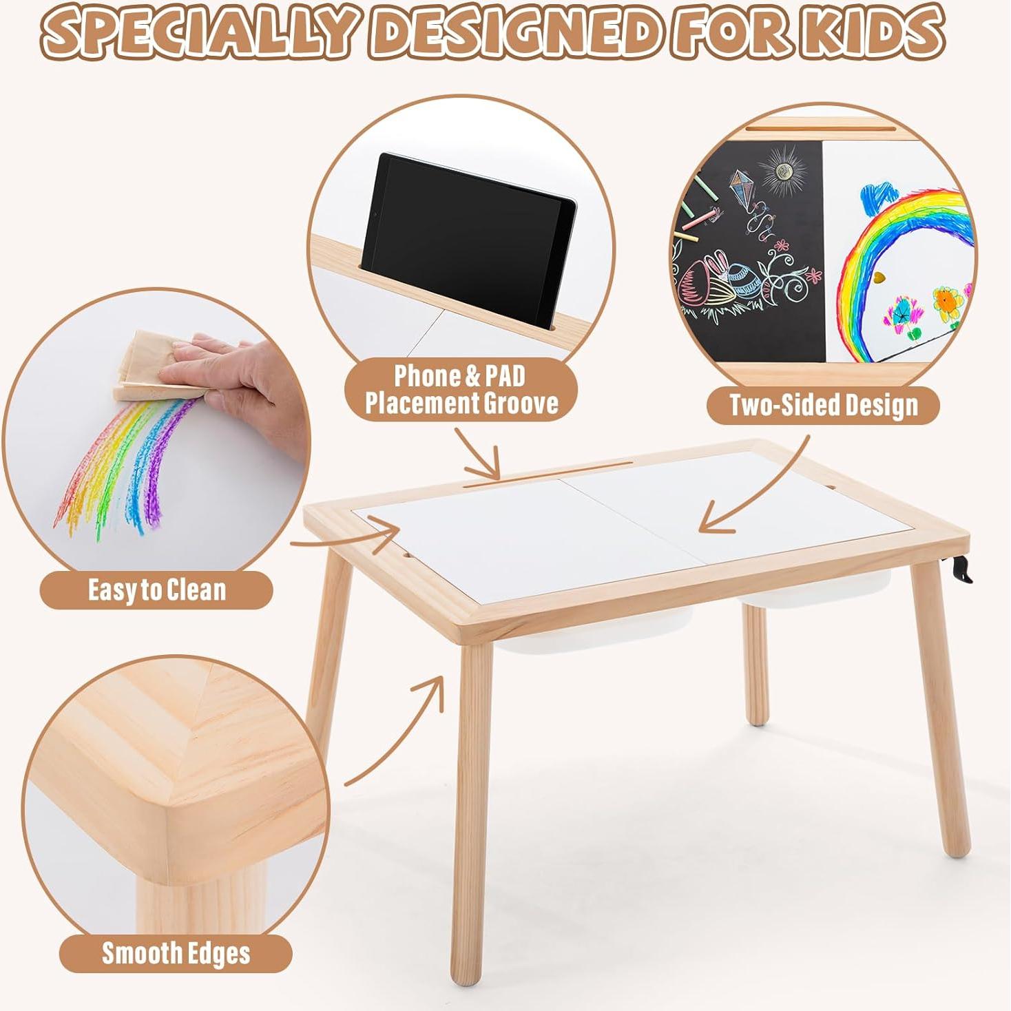 Mesa Sensorial SOOPURKIDS QZ-1002 para Niños 3-5 Años