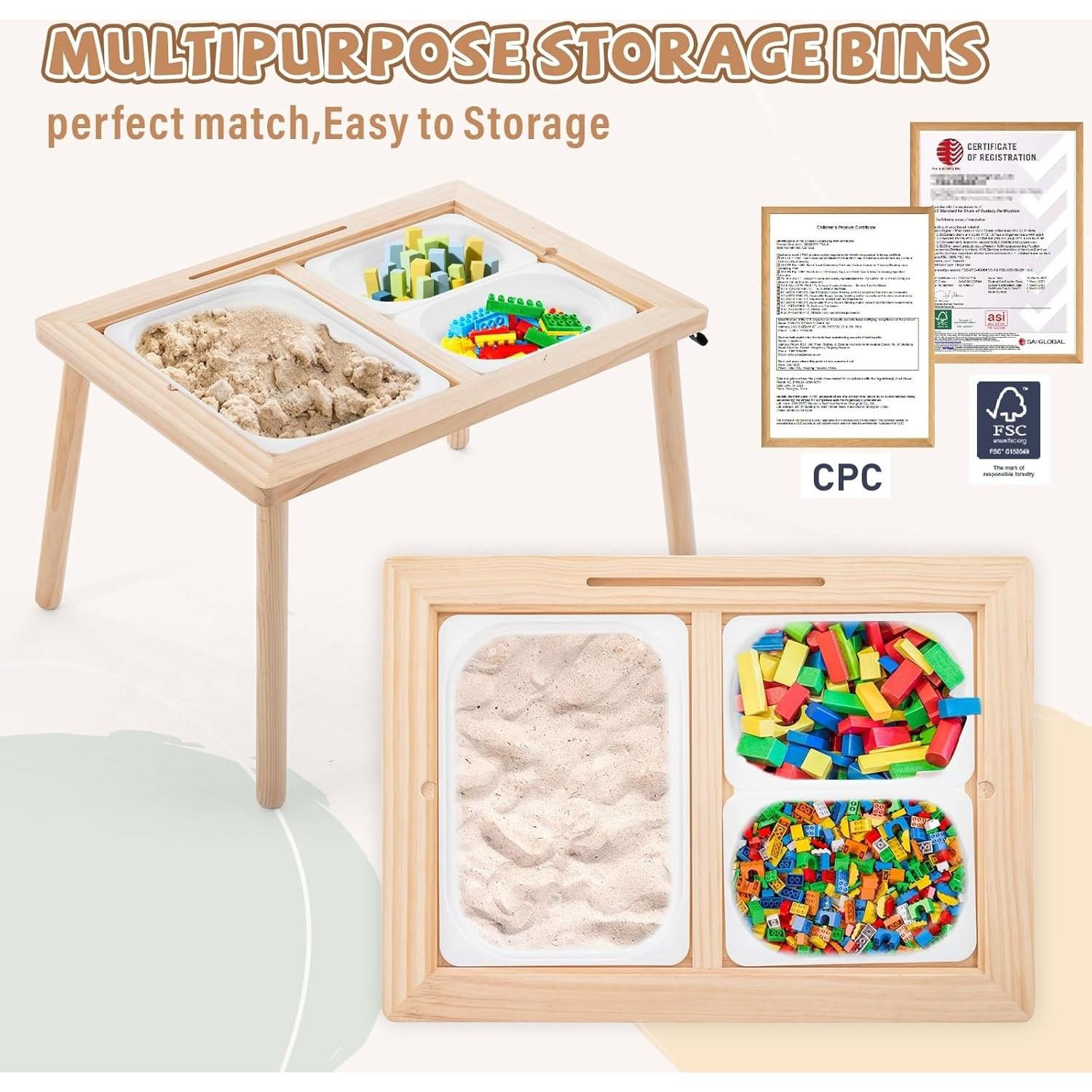 Mesa Sensorial SOOPURKIDS QZ-1002 para Niños 3-5 Años