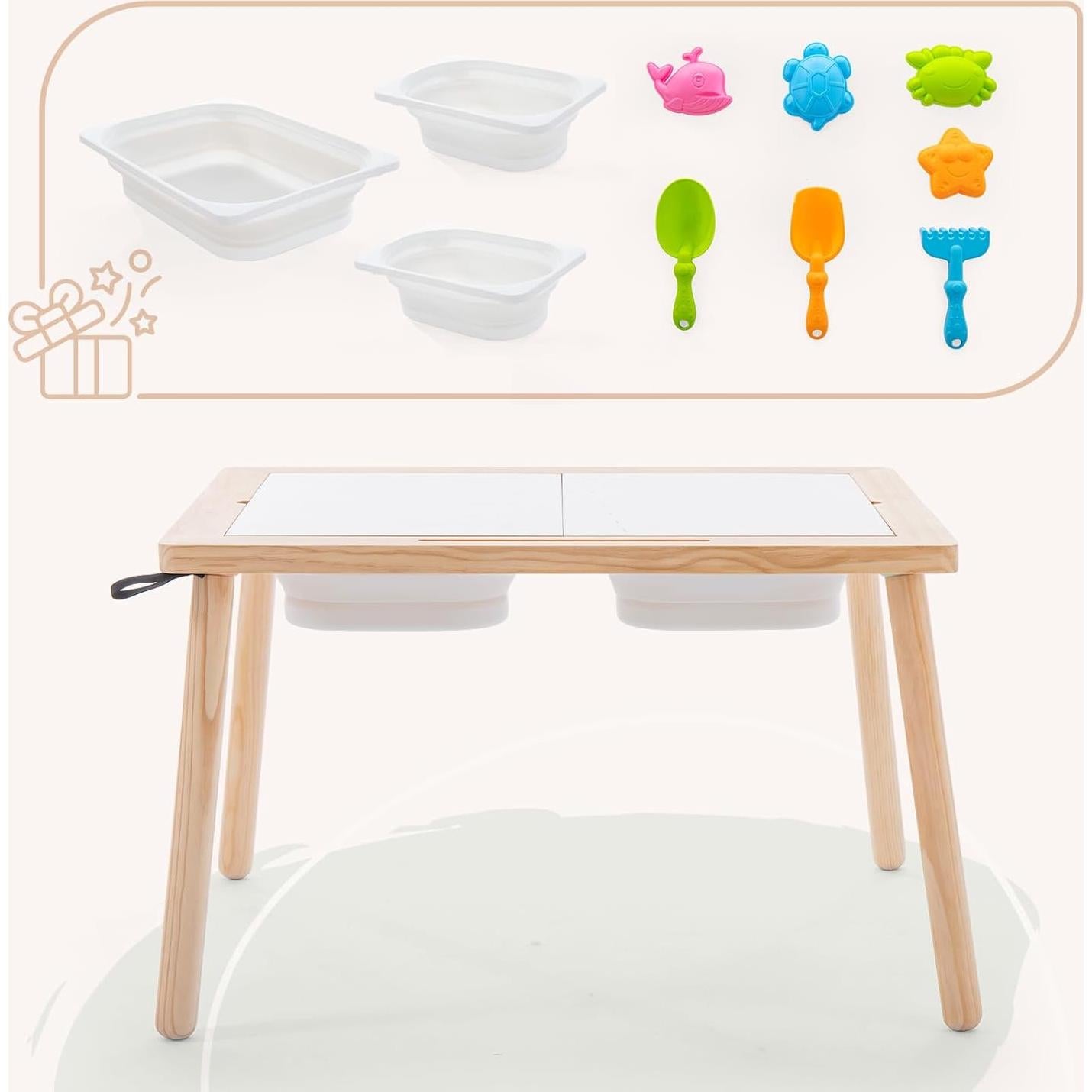 Mesa Sensorial SOOPURKIDS QZ-1002 para Niños 3-5 Años