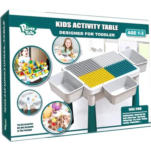 Mesa de Actividad Pequeña Pairez Toys para Niños 1-3 Años