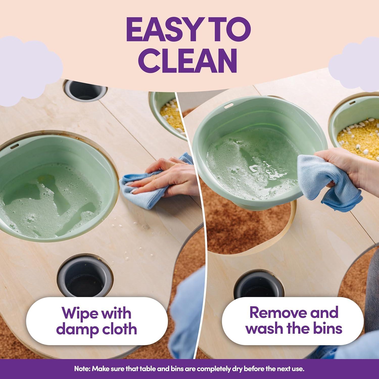 Mesa Sensorial ComfyBumpy para Niños 63x79.5 cm Madera