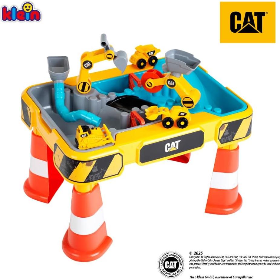Mesa de Juego de Arena y Agua CAT Theo Klein 3208 - 64x48 cm