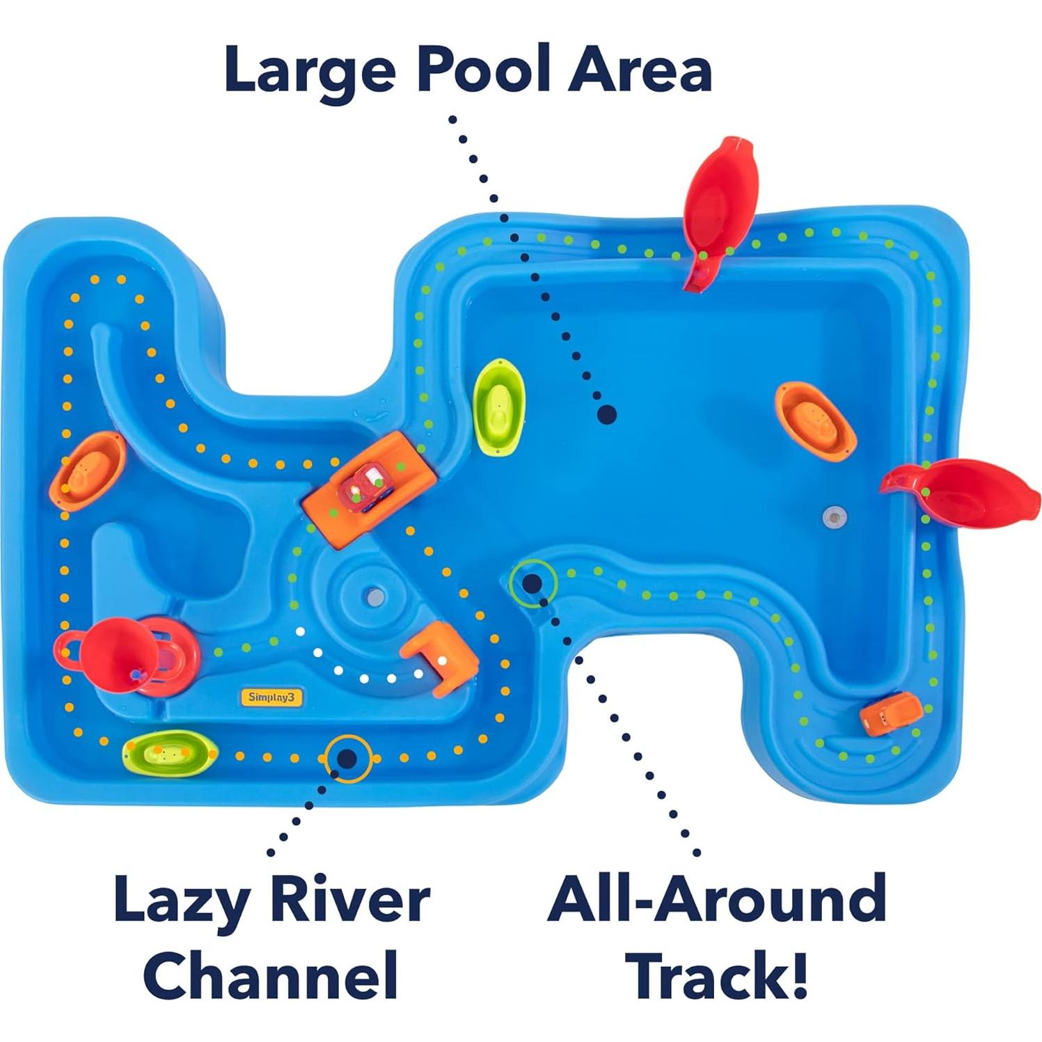 Mesa de Juego de Agua Simplay3 Big River, 9 Accesorios