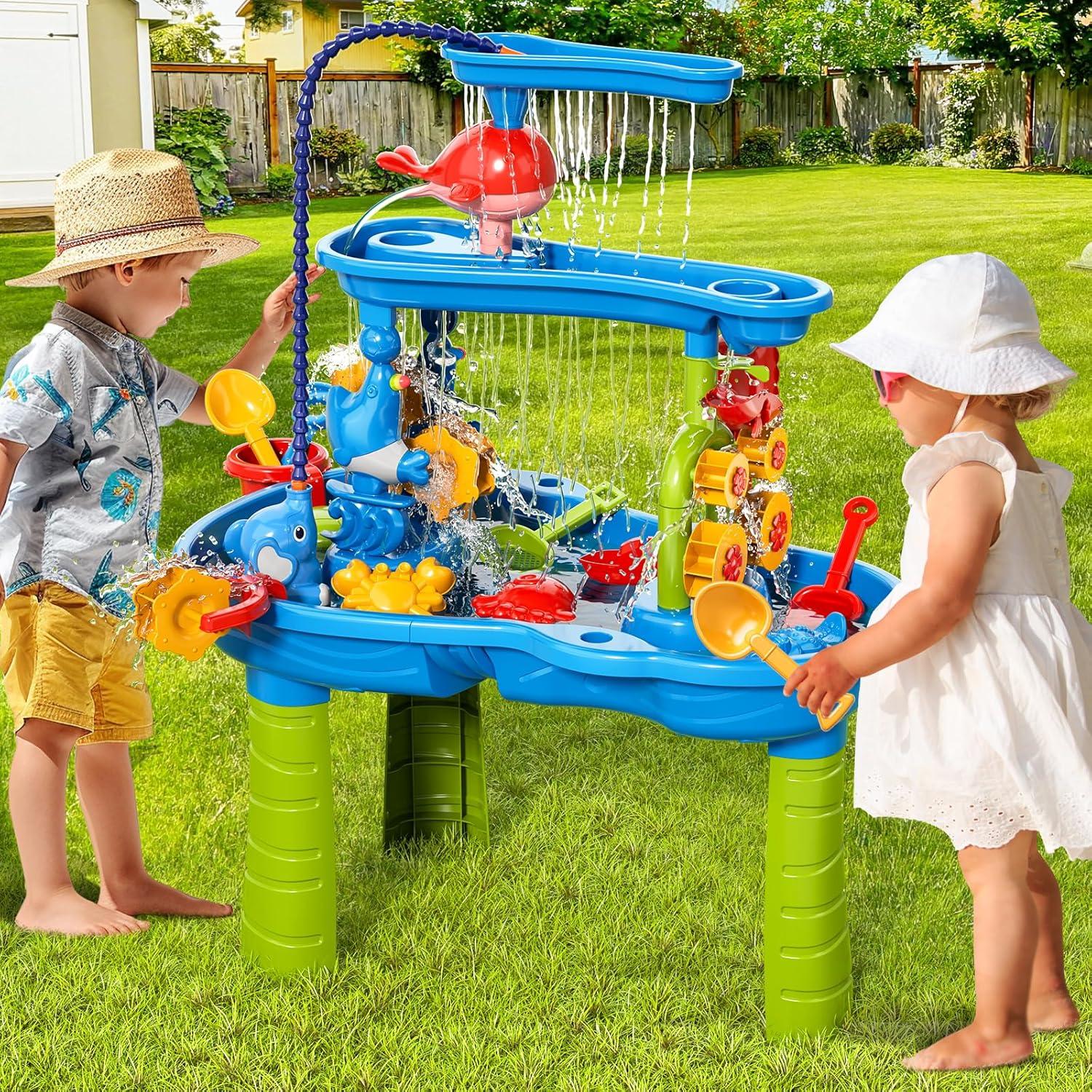 Mesa de Agua WATUDOU 3 en 1 para Niños 3 a 8 Años