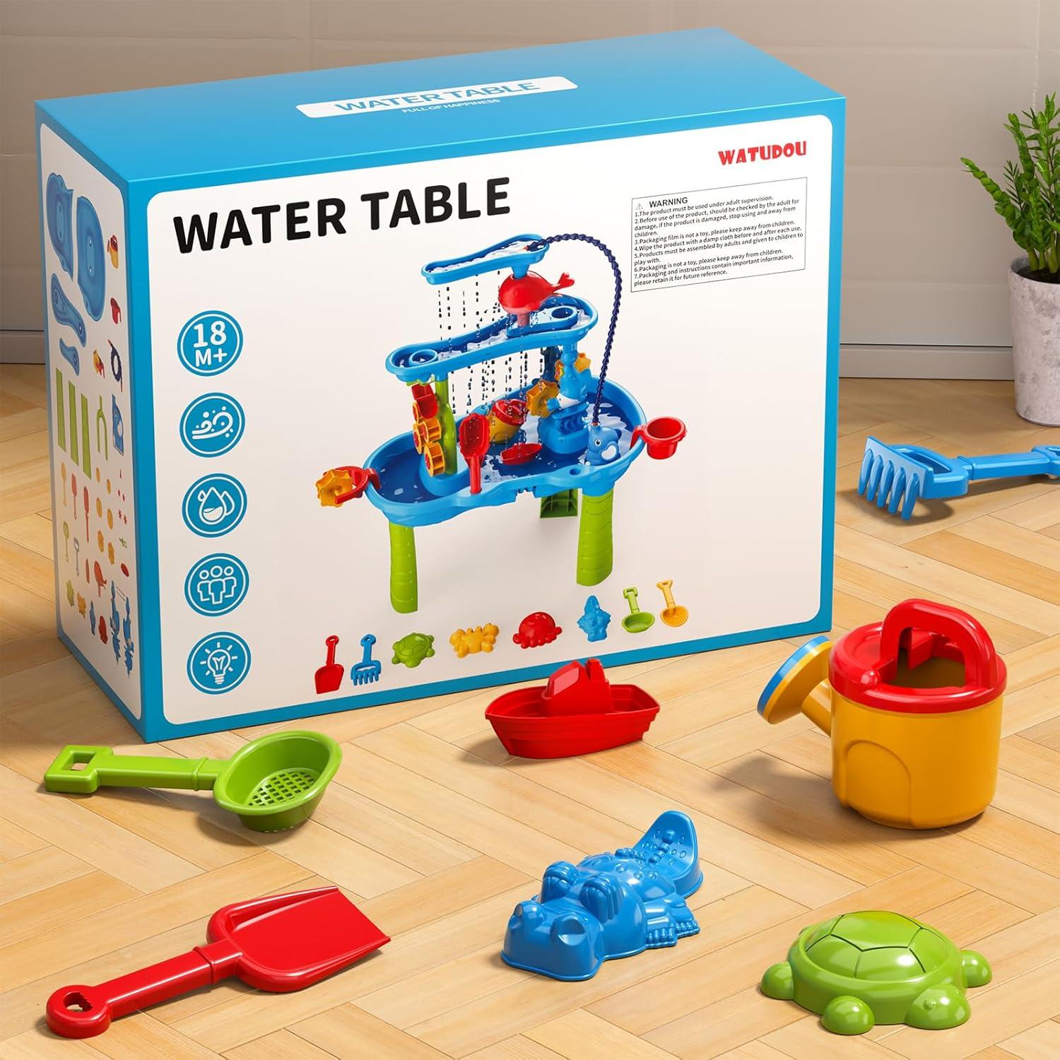 Mesa de Agua WATUDOU 3 en 1 para Niños 3 a 8 Años