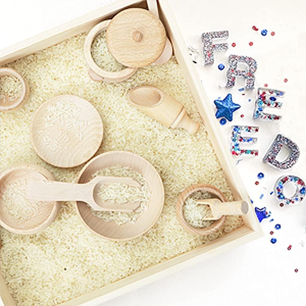 Caja Sensorial Montessori Yowlieu con 11 Herramientas de Madera