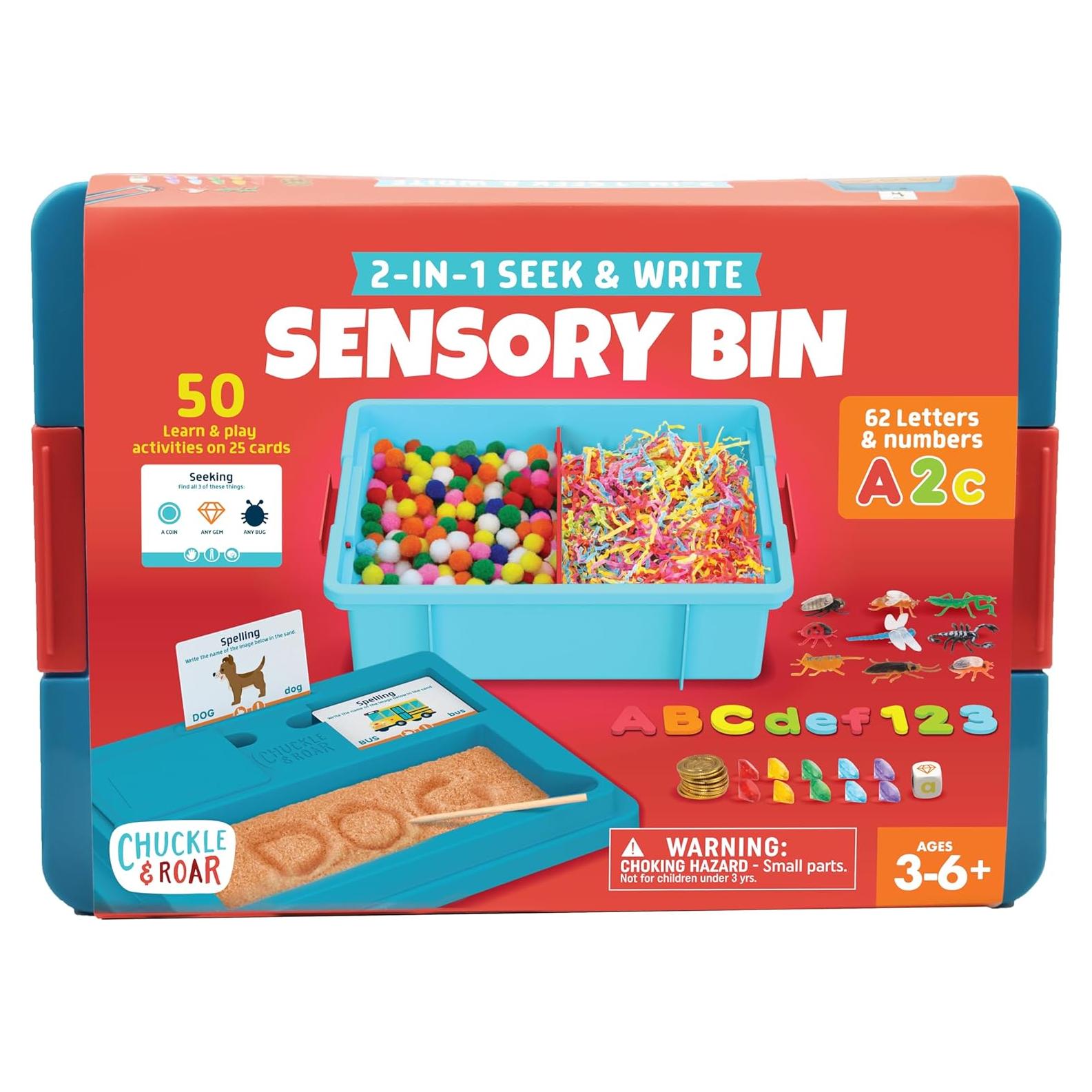 Caja Sensorial Chuckle & Roar - Actividades Montessori 3-6 años