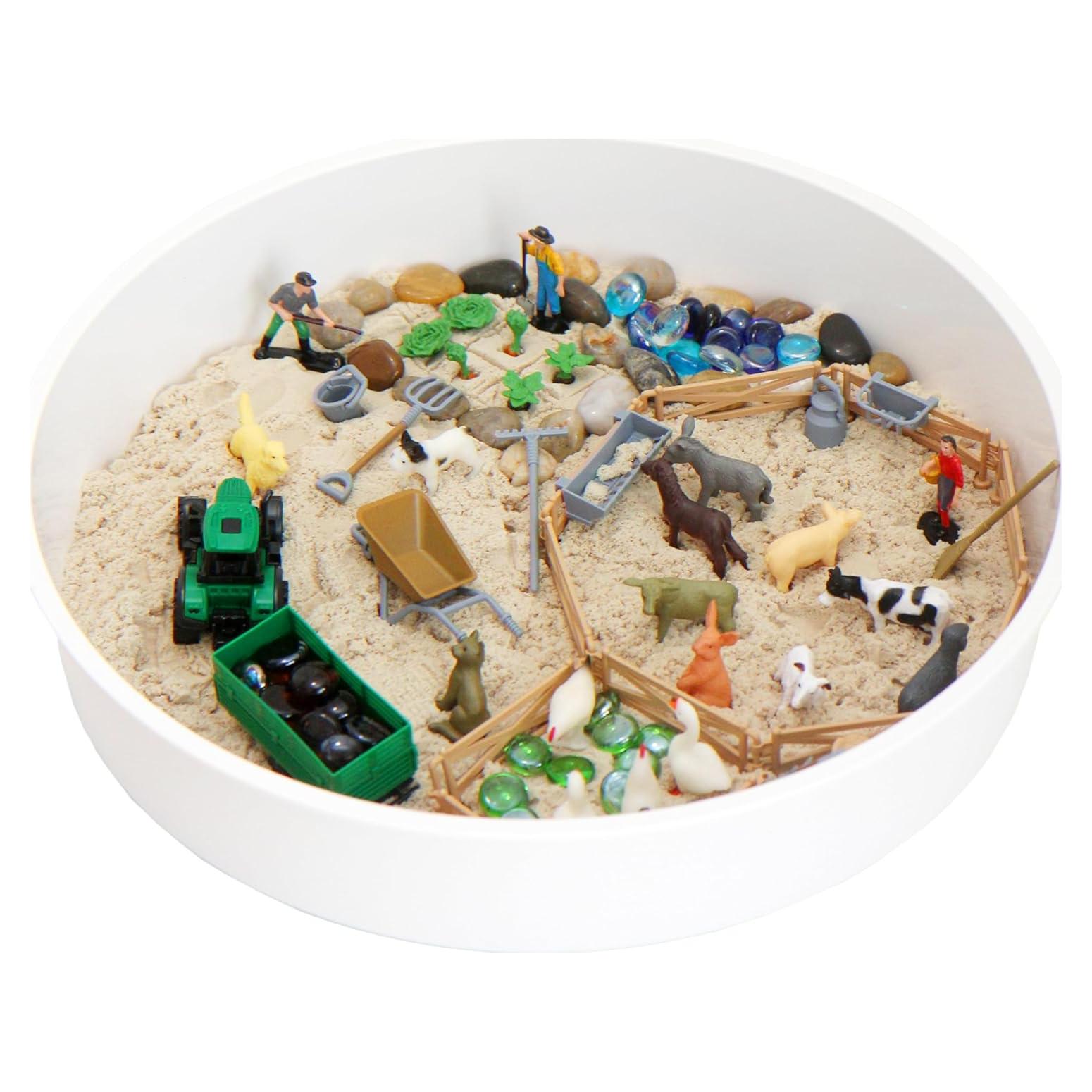 Conjunto de Caja Sensorial Montessori SZREGGIO - En La Granja