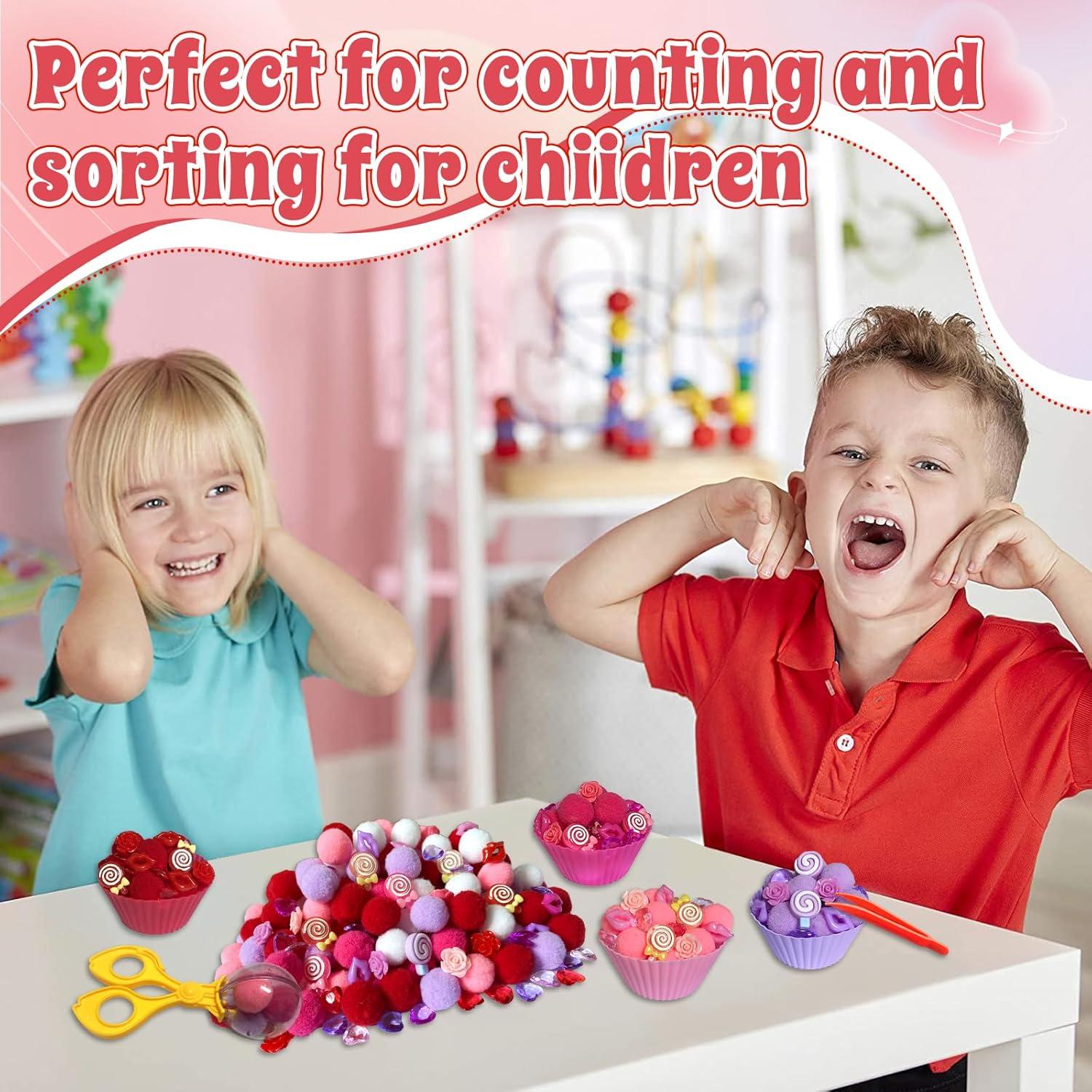 Set de Relleno de Bin Sensorial Unvola 230 Piezas para Niños