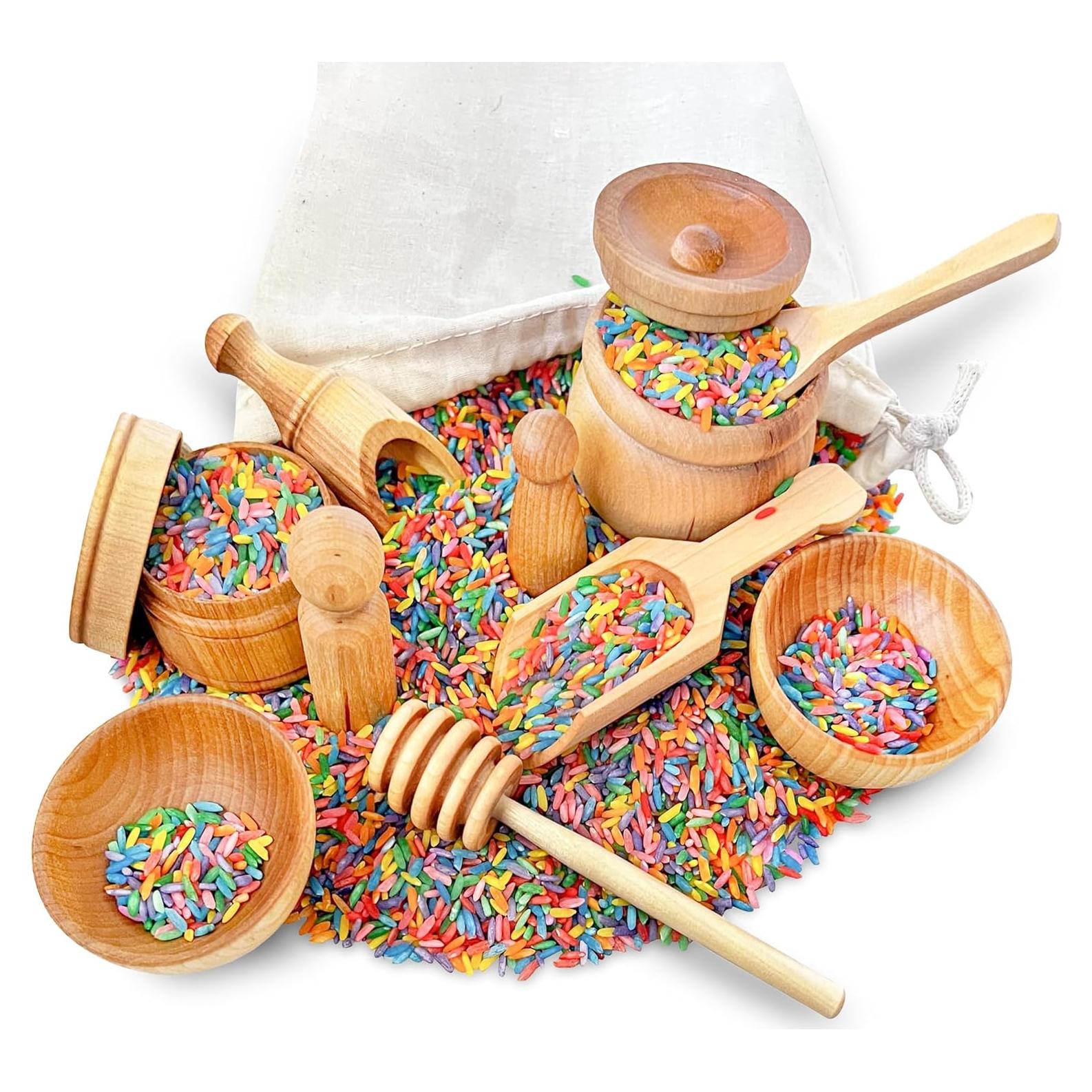 Juego de Herramientas de Madera Infantil Sensory-N-Stuff 10 Piezas