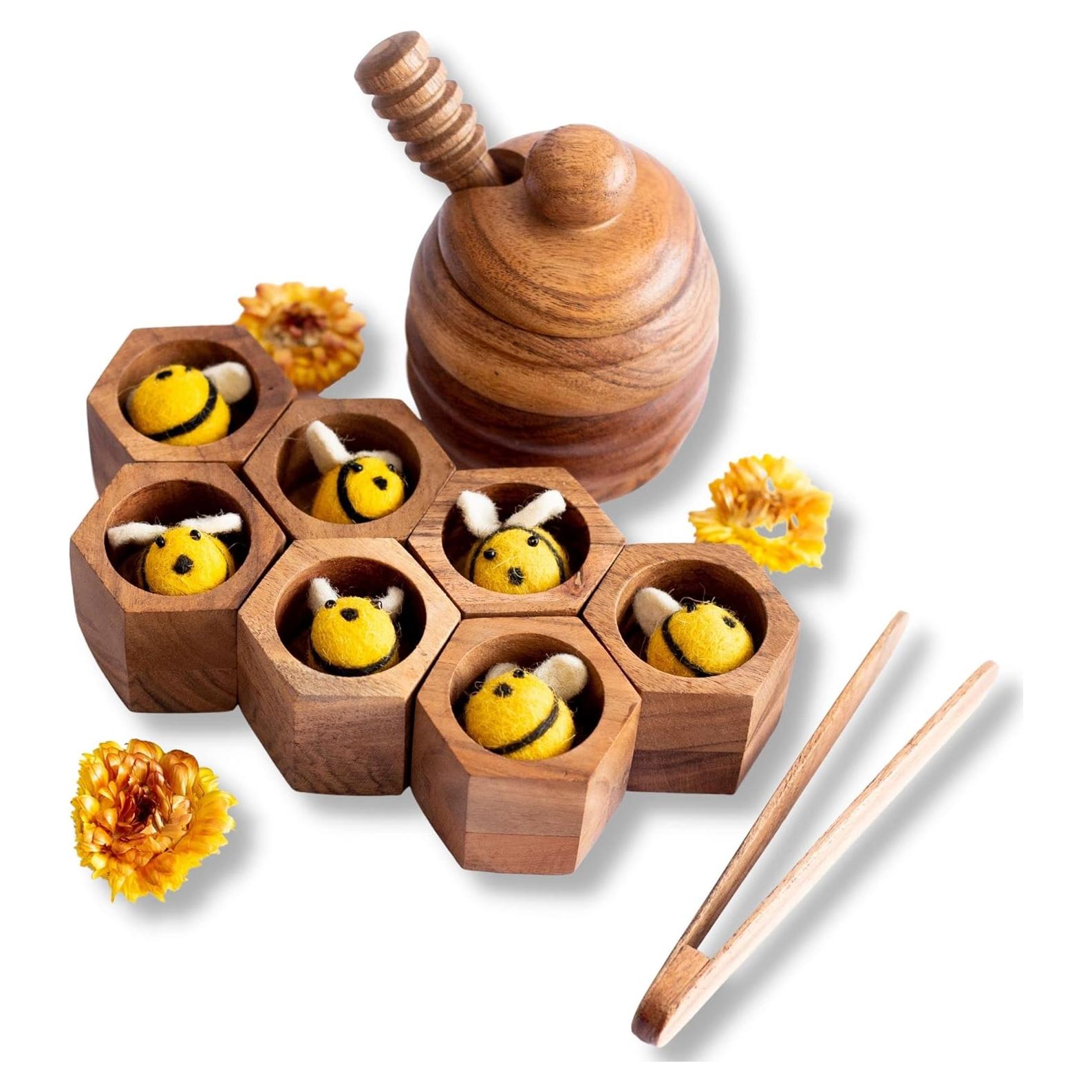 Juguete de Clasificación Kookaroo - Colmena de Madera 1kg