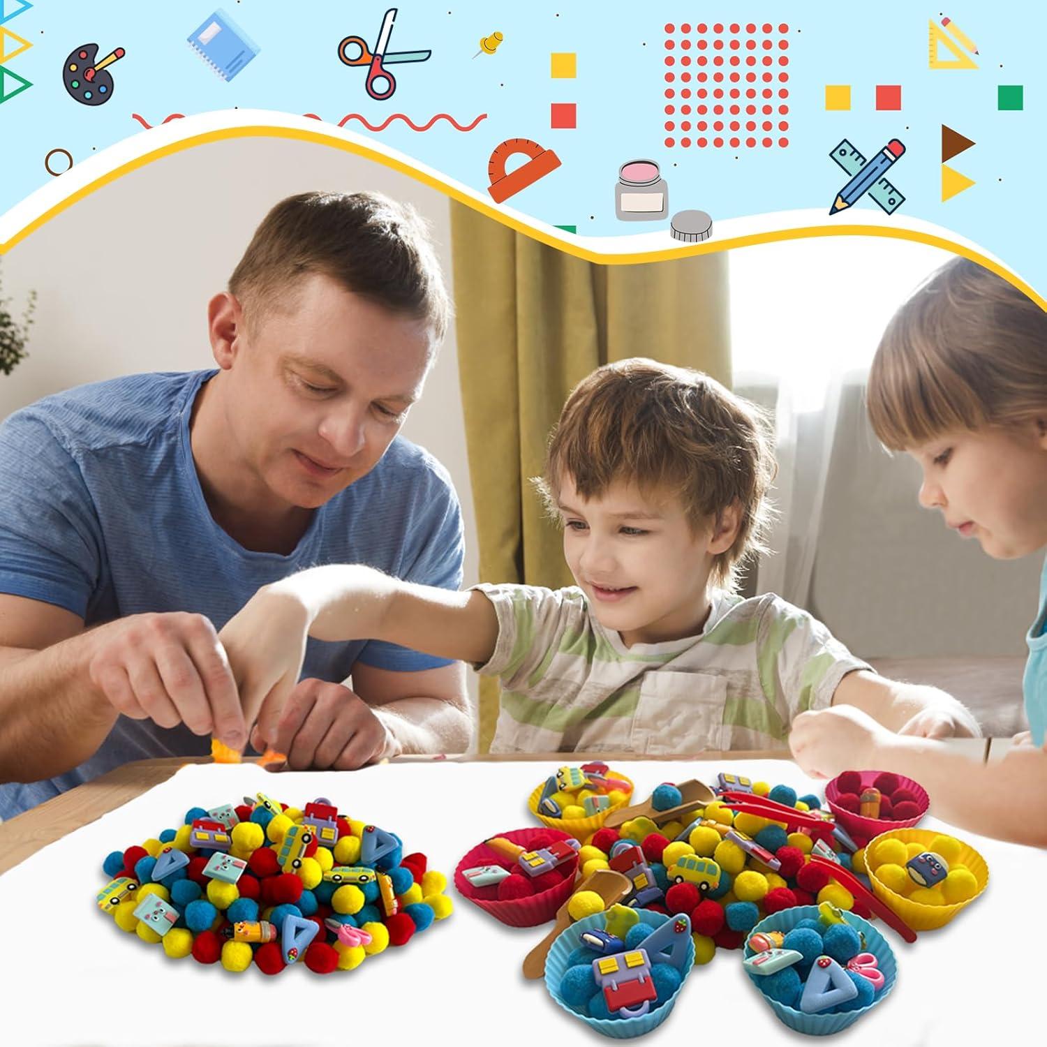 Set de Relleno de Bin Sensorial Unvola 154 Piezas Educativo