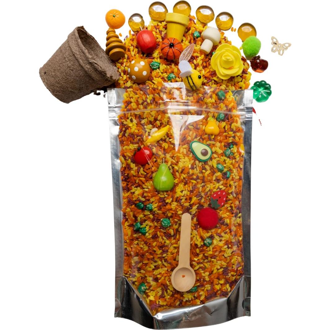 Caja Sensorial de Otoño para Niños - Juguete Educativo Montessori