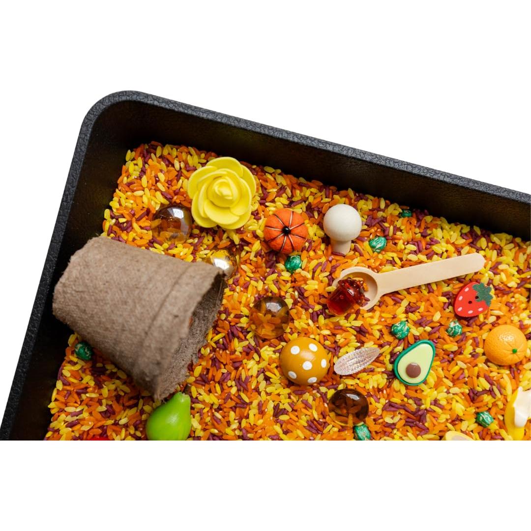 Caja Sensorial de Otoño para Niños - Juguete Educativo Montessori