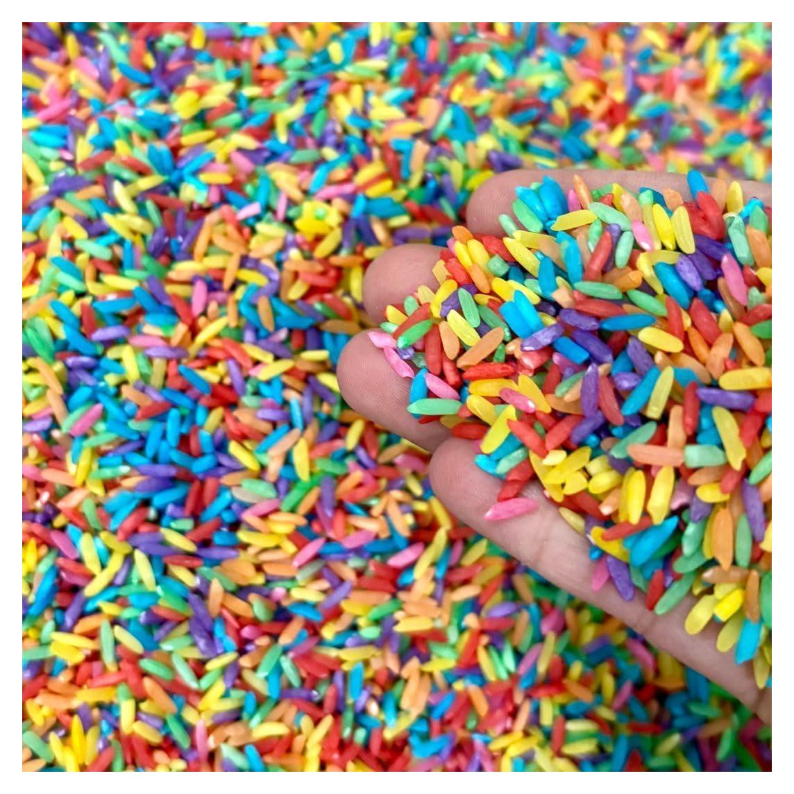 Relleno de Arroz Arcoíris Lattooland 0.91 kg para Juego Sensorial