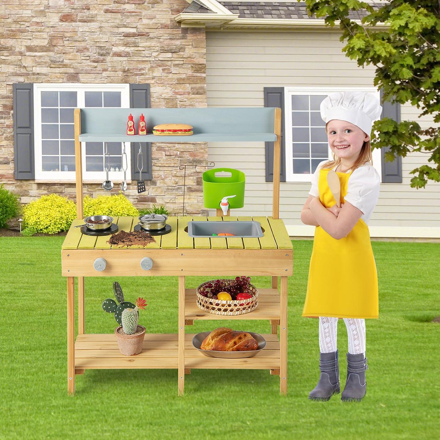 Cocina de Barro HONEY JOY para Niños con Agua Corriente