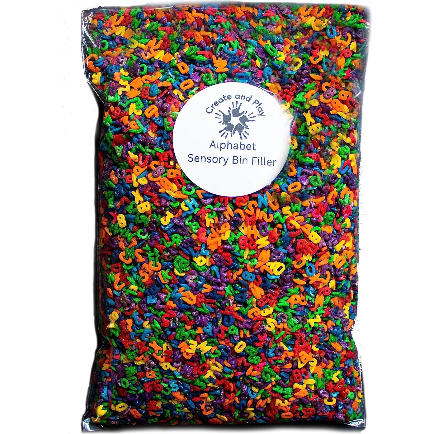 Relleno Sensorial de Arroz Colorido Juguetes Abiertos 10 Tazas