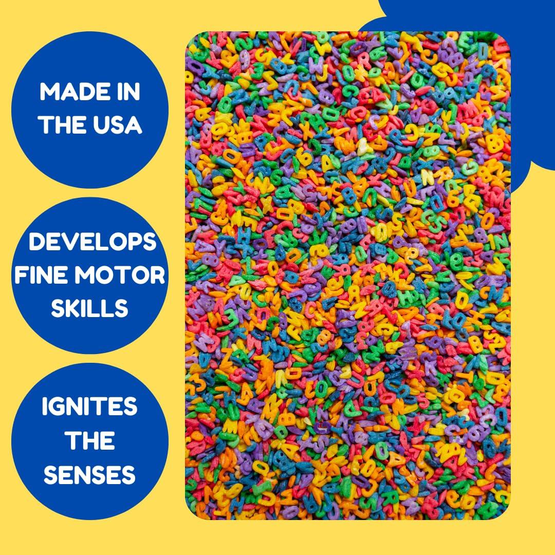 Relleno Sensorial de Arroz Colorido Juguetes Abiertos 10 Tazas