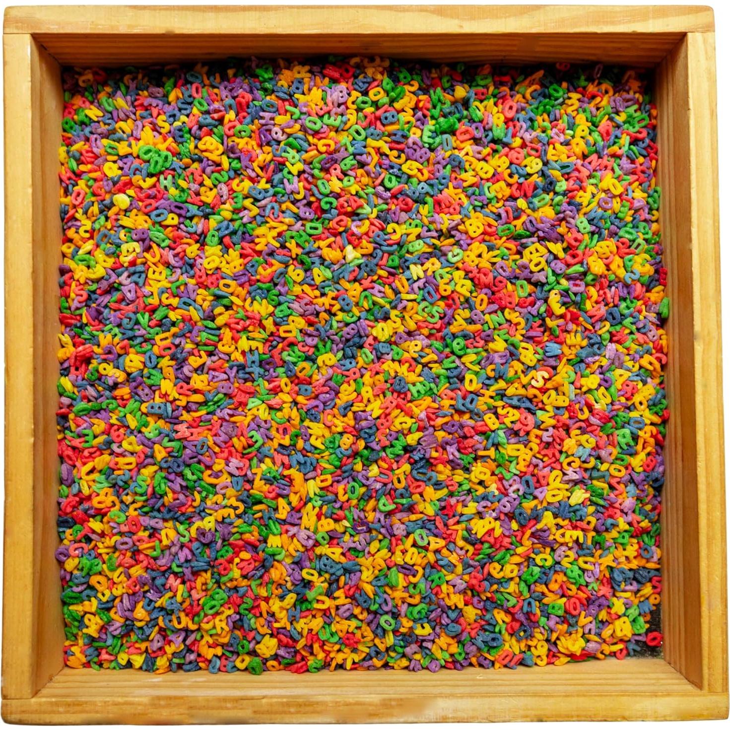 Relleno Sensorial de Arroz Colorido Juguetes Abiertos 10 Tazas