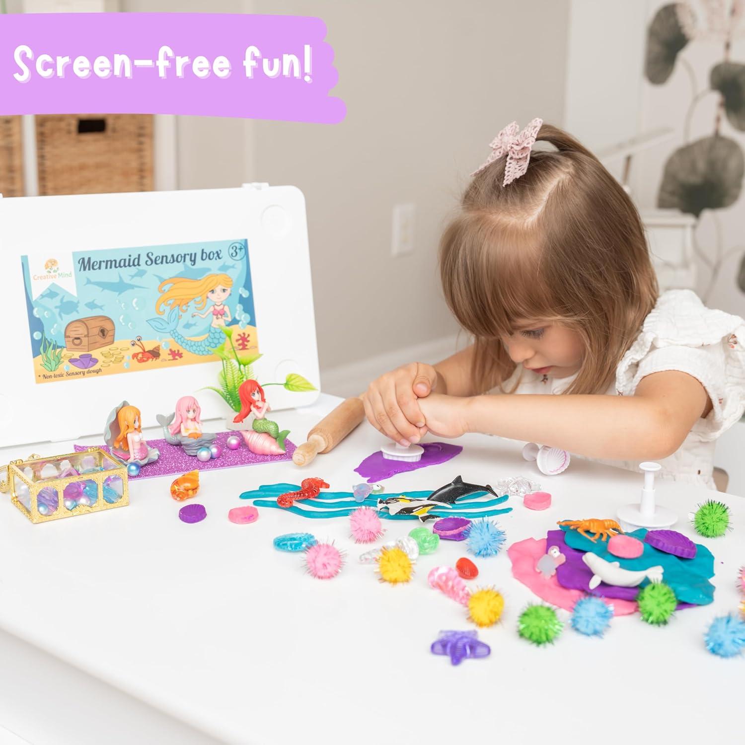 Kit Sensorial de Sirena Creative Mind con Plastilina 1.5 kg