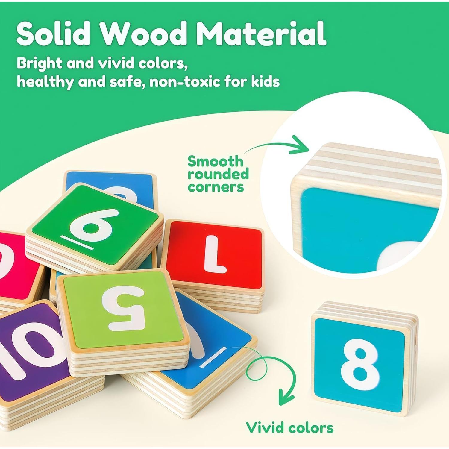 Juguetes de Aprendizaje Montessori FQKIOMY para Niños 3-4 Años